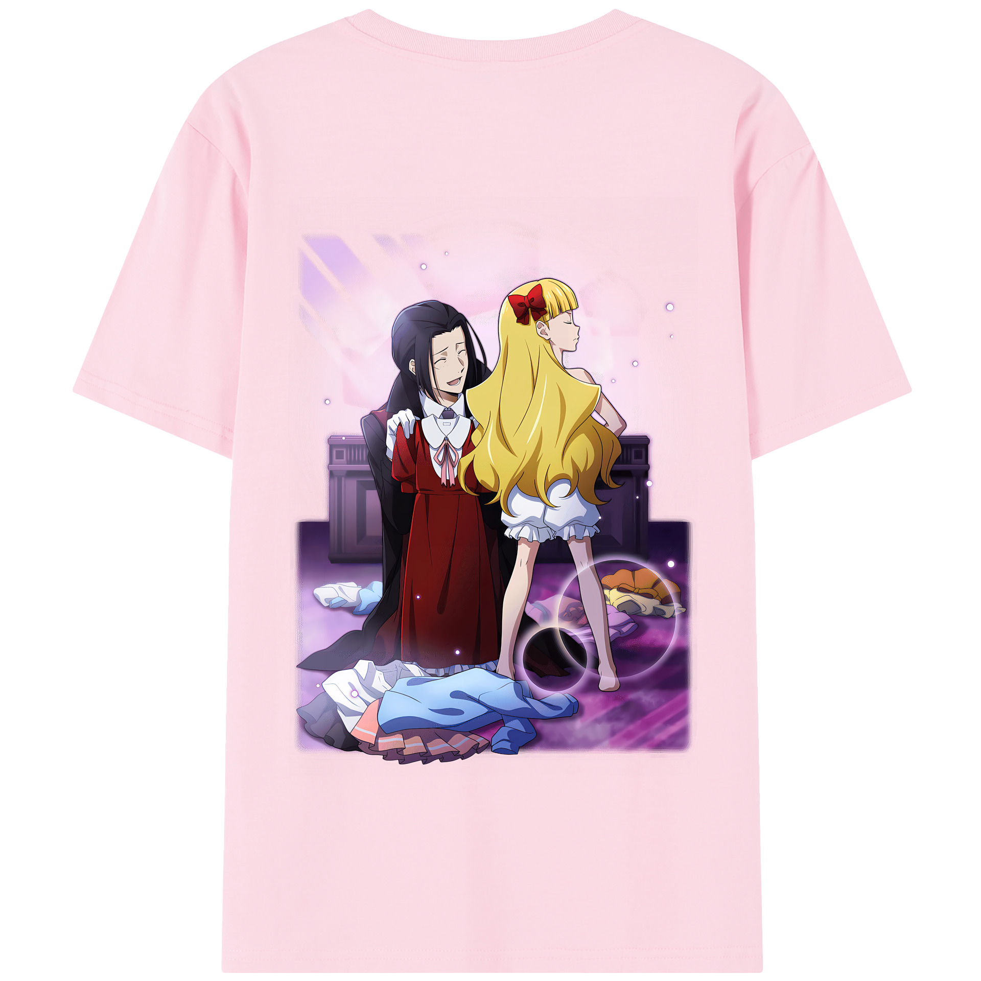 （画像用） 文豪ストレイドッグス Bungo Stray Dogs 綿100％半袖Tシャツ（背面プリント）