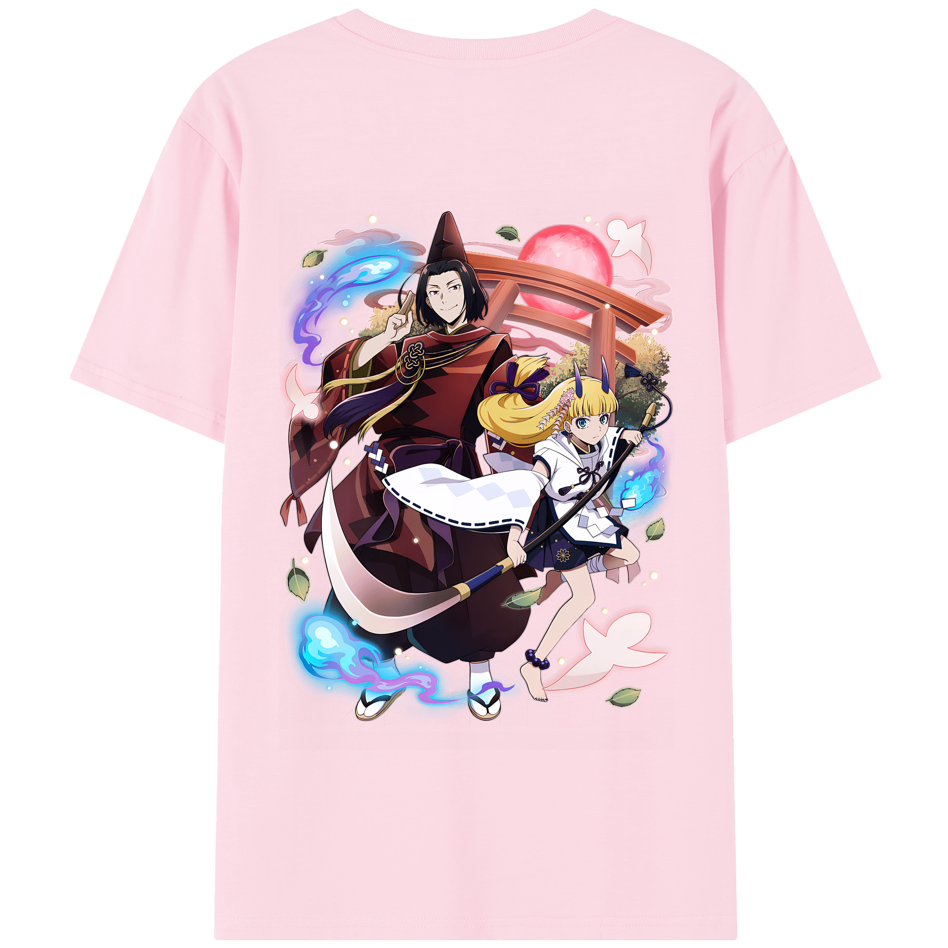 （画像用） 文豪ストレイドッグス Bungo Stray Dogs 綿100％半袖Tシャツ（背面プリント）