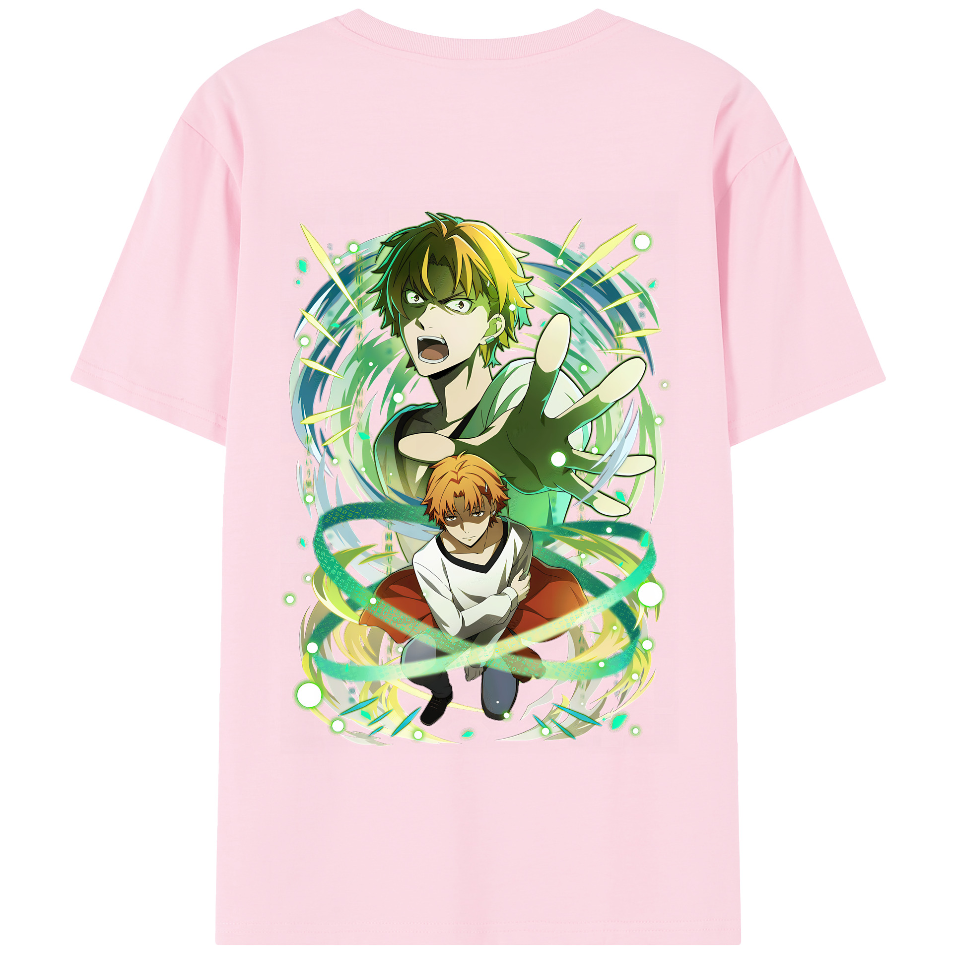 （画像用） 文豪ストレイドッグス Bungo Stray Dogs 綿100％半袖Tシャツ（背面プリント）
