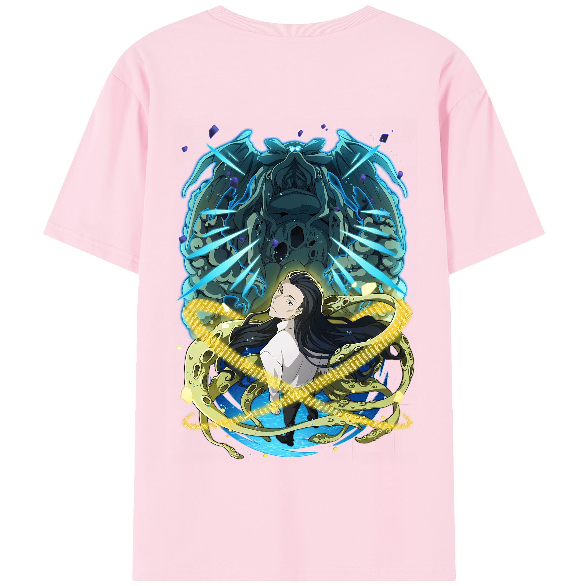 （画像用） 文豪ストレイドッグス Bungo Stray Dogs 綿100％半袖Tシャツ（背面プリント）