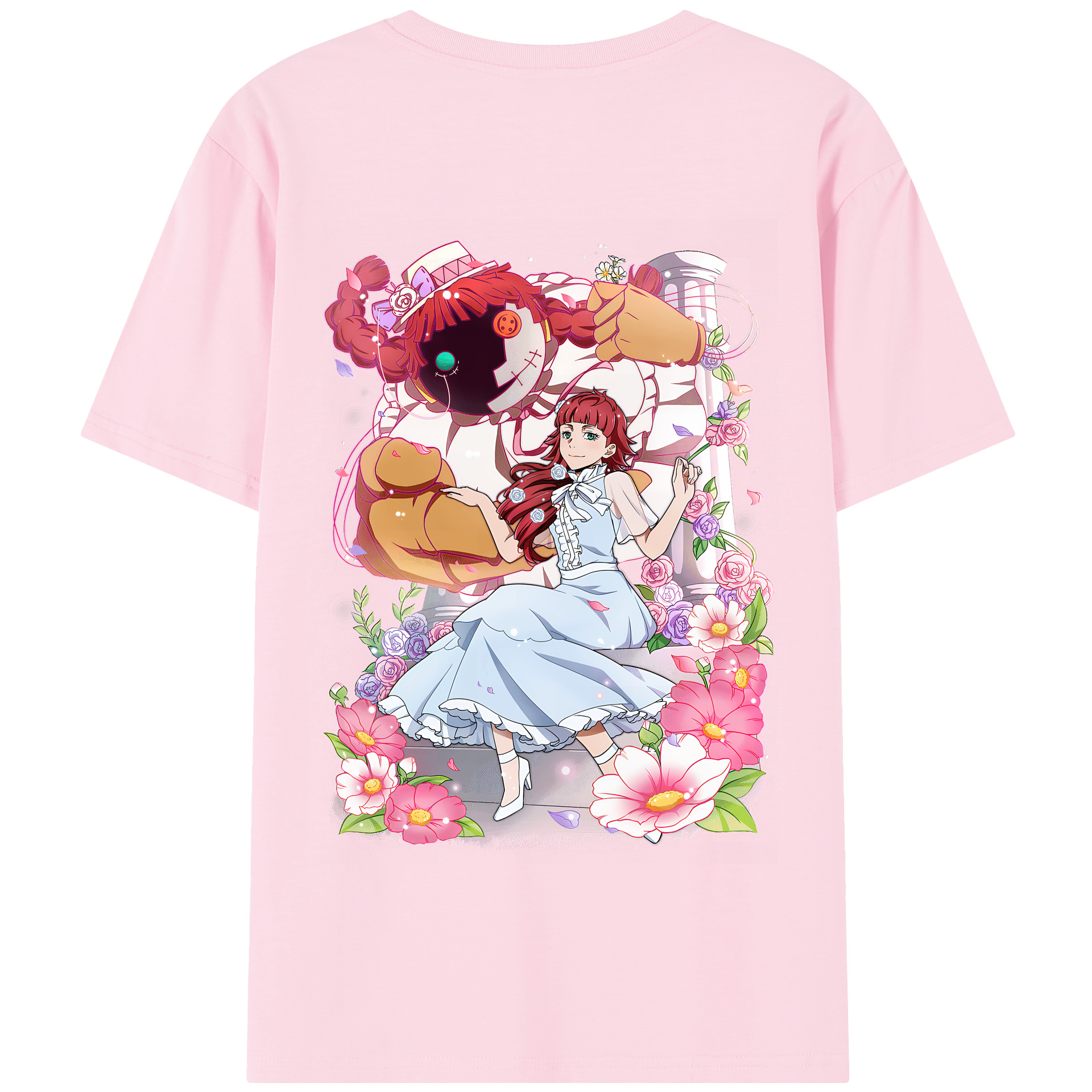 （画像用） 文豪ストレイドッグス Bungo Stray Dogs 綿100％半袖Tシャツ（背面プリント）