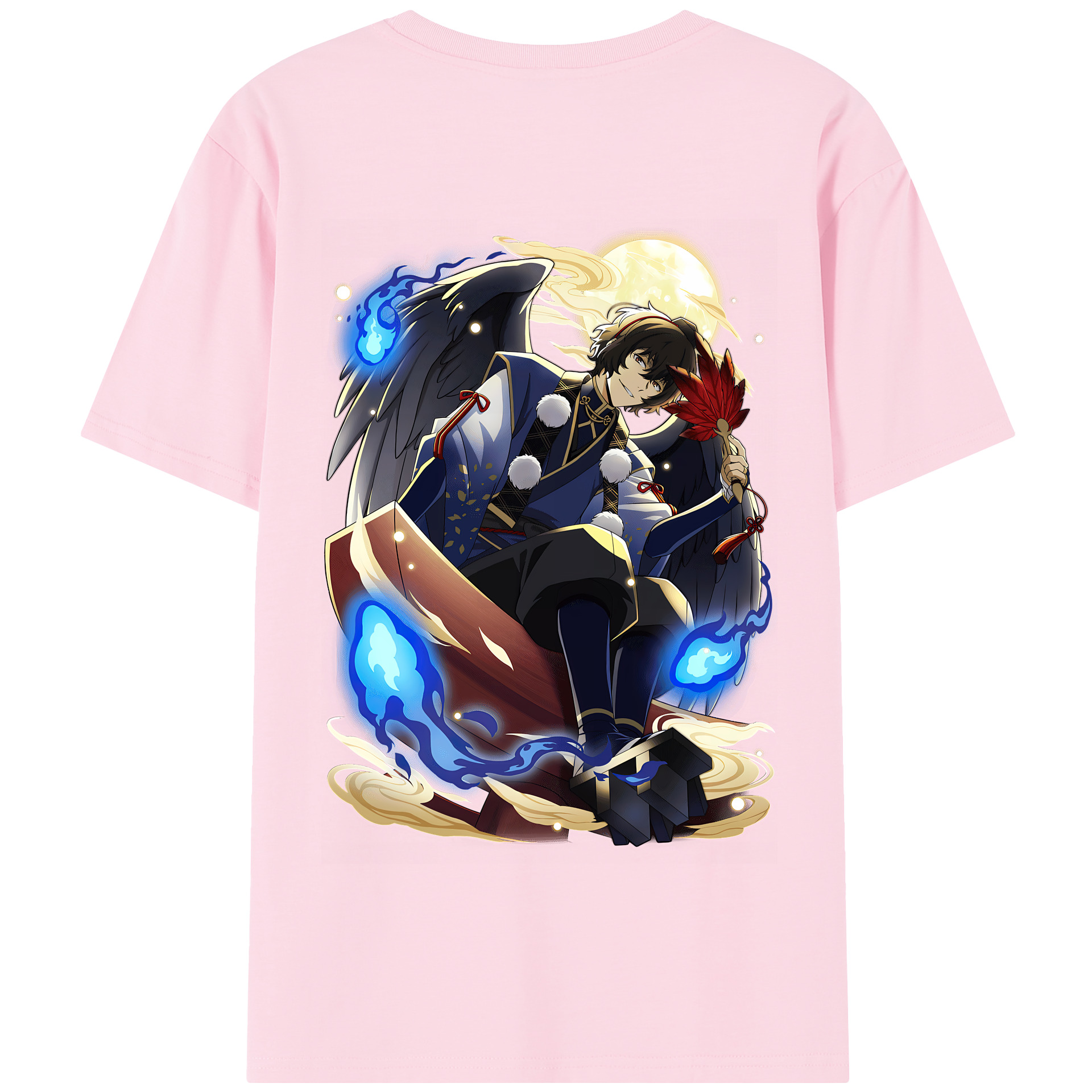 （画像用） 文豪ストレイドッグス Bungo Stray Dogs 綿100％半袖Tシャツ（背面プリント）