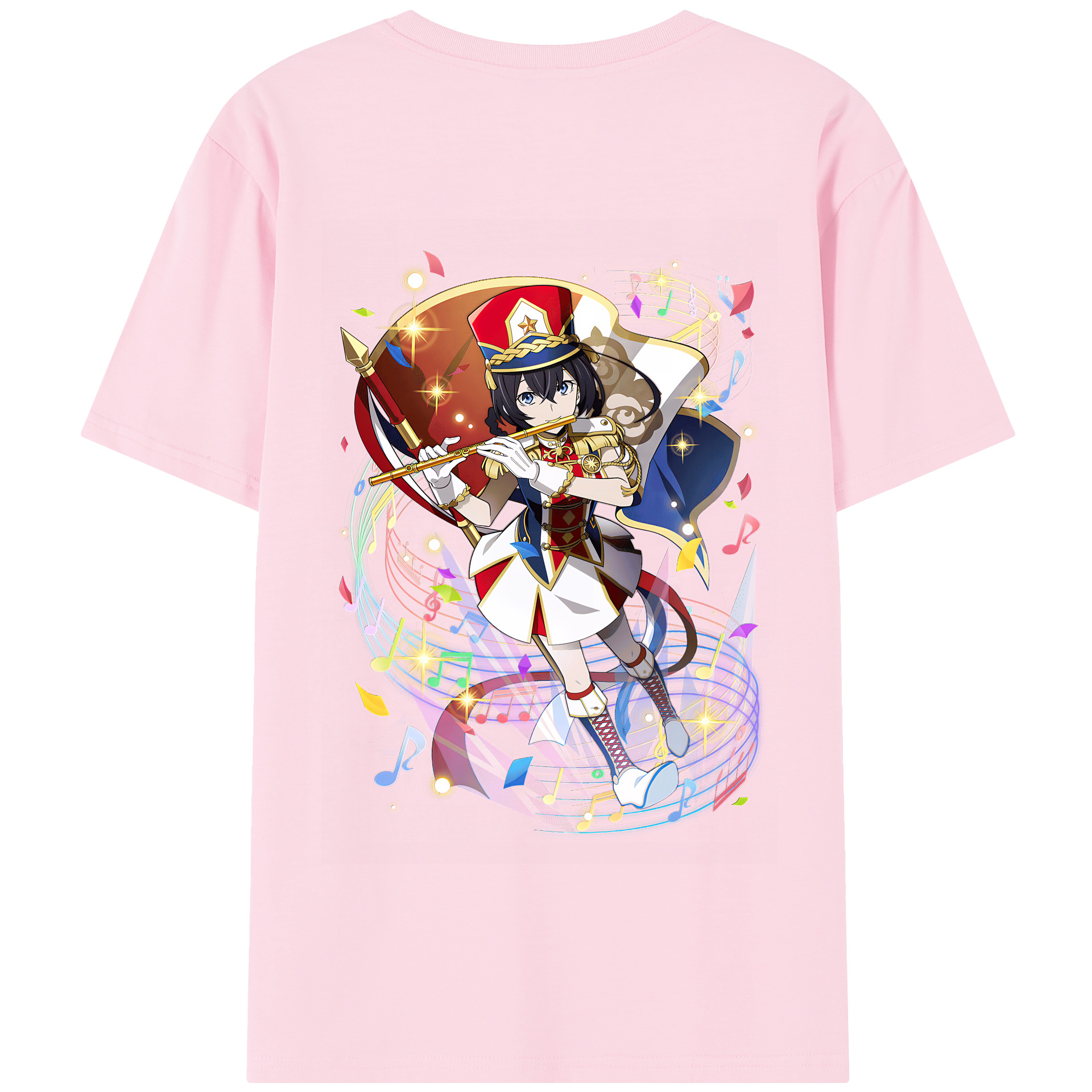 （画像用） 文豪ストレイドッグス Bungo Stray Dogs 綿100％半袖Tシャツ（背面プリント）