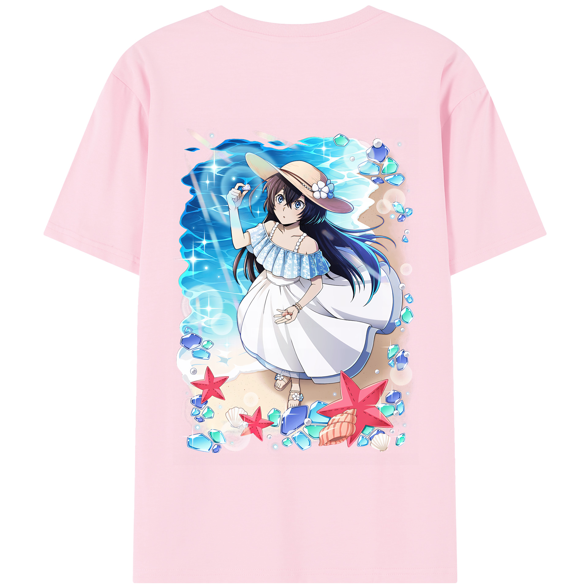 （画像用） 文豪ストレイドッグス Bungo Stray Dogs 綿100％半袖Tシャツ（背面プリント）
