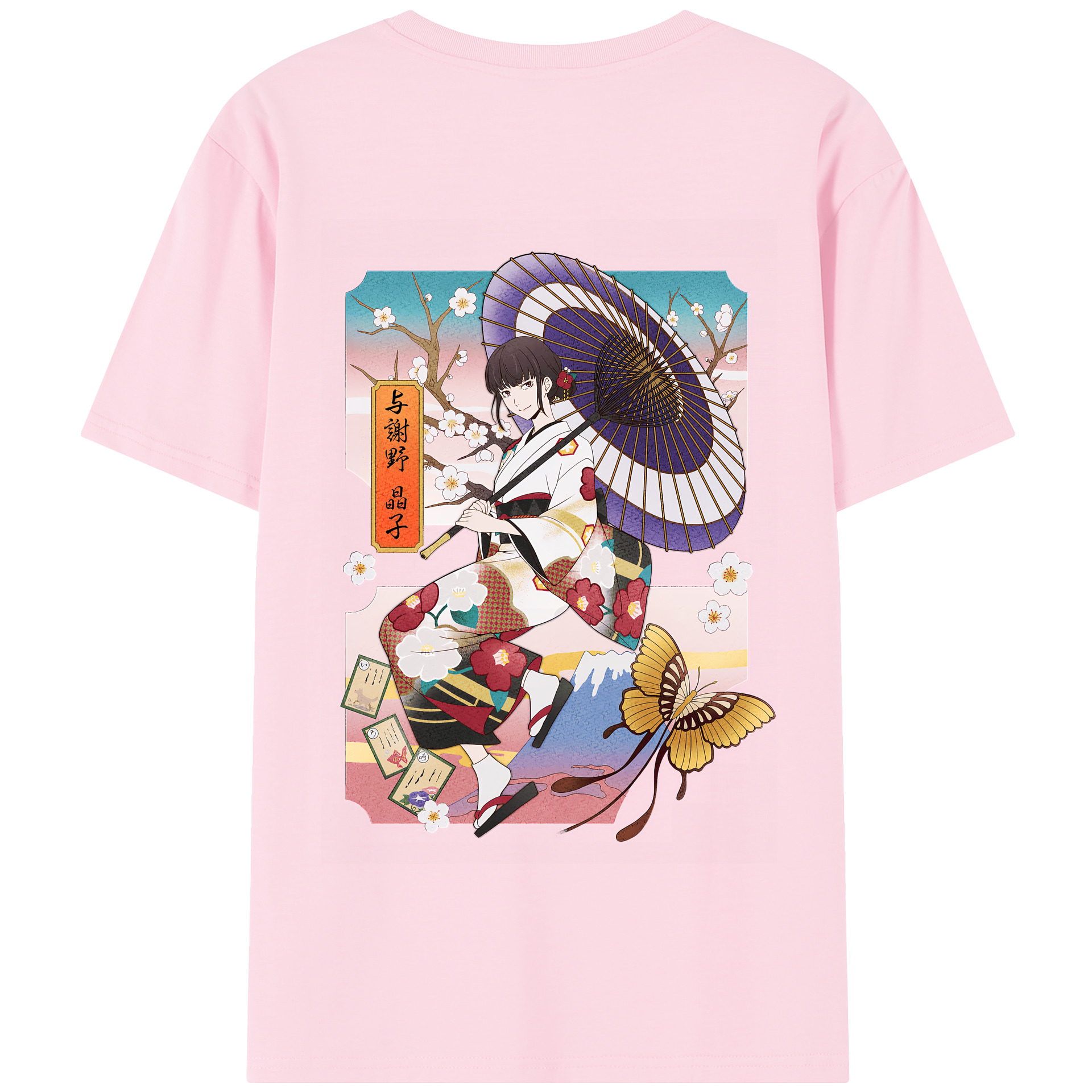 （画像用） 文豪ストレイドッグス Bungo Stray Dogs 綿100％半袖Tシャツ（背面プリント）