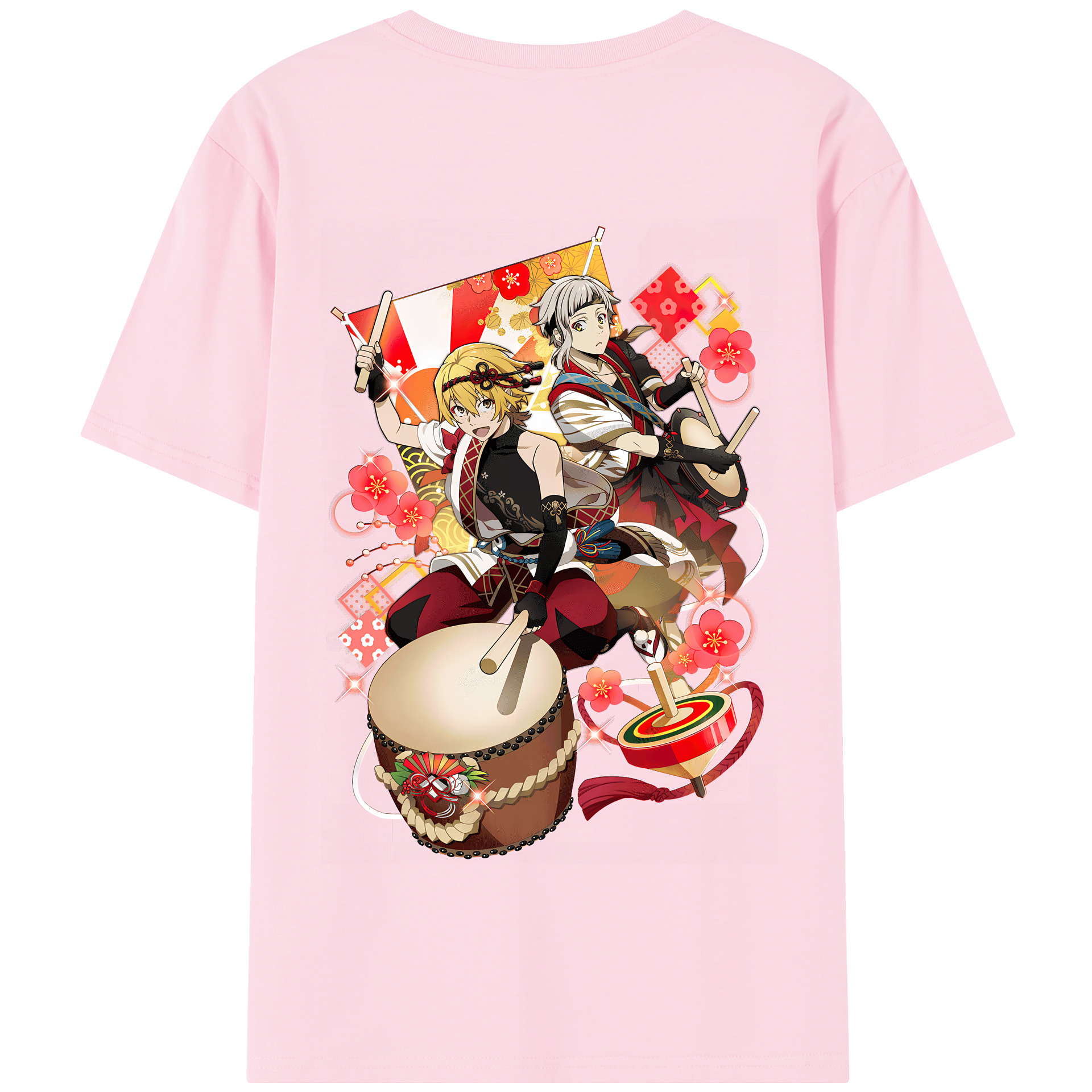 （画像用） 文豪ストレイドッグス Bungo Stray Dogs 綿100％半袖Tシャツ（背面プリント）