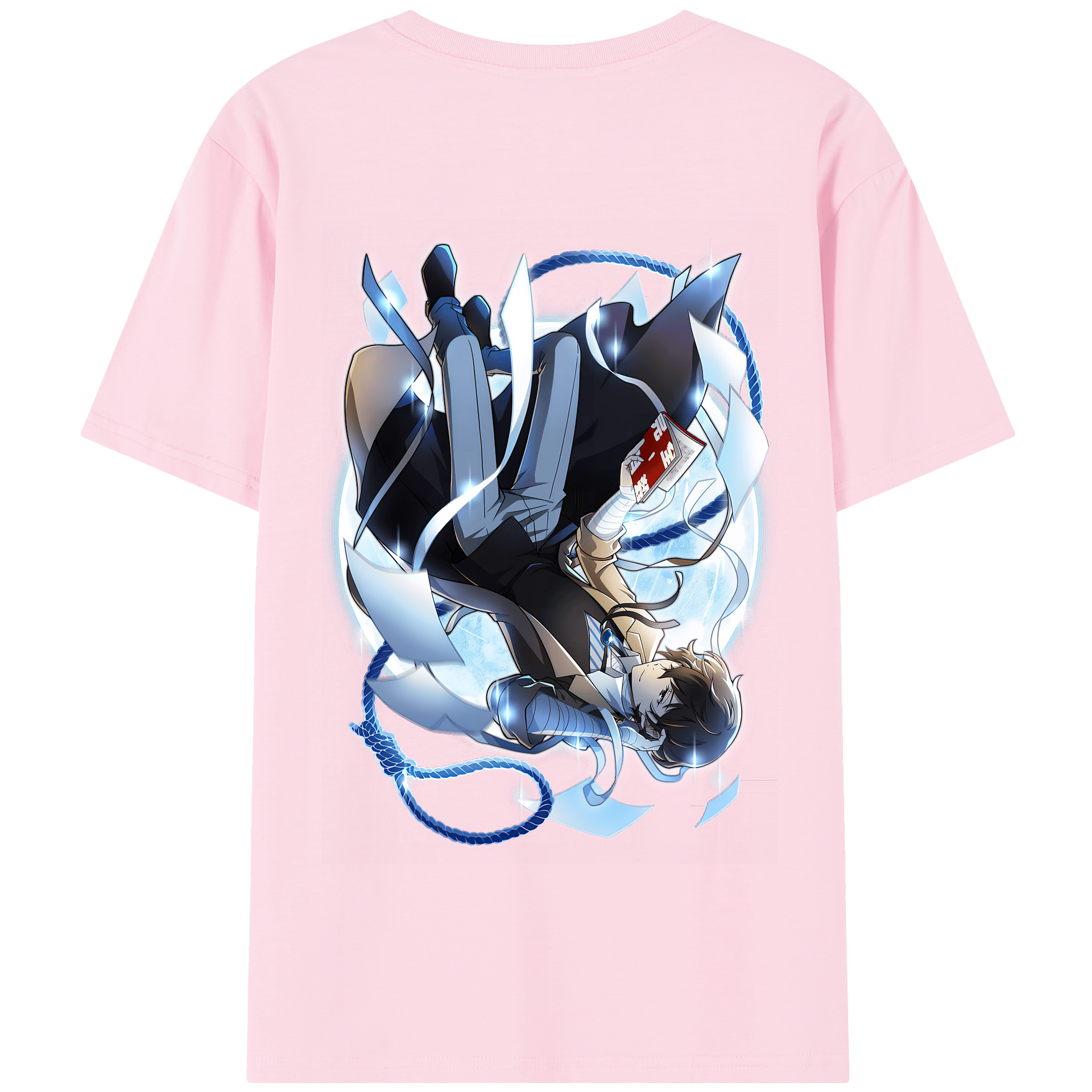 （画像用） 文豪ストレイドッグス Bungo Stray Dogs 綿100％半袖Tシャツ（背面プリント）