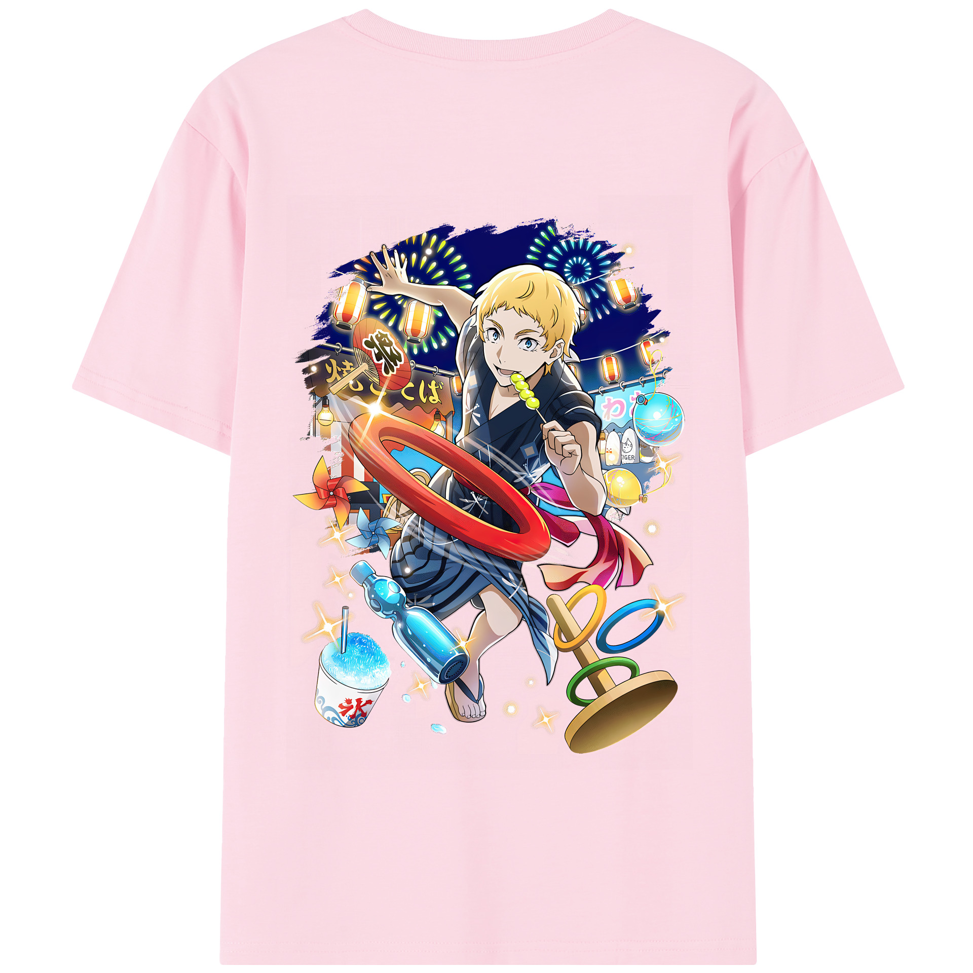 （画像用） 文豪ストレイドッグス Bungo Stray Dogs 綿100％半袖Tシャツ（背面プリント）