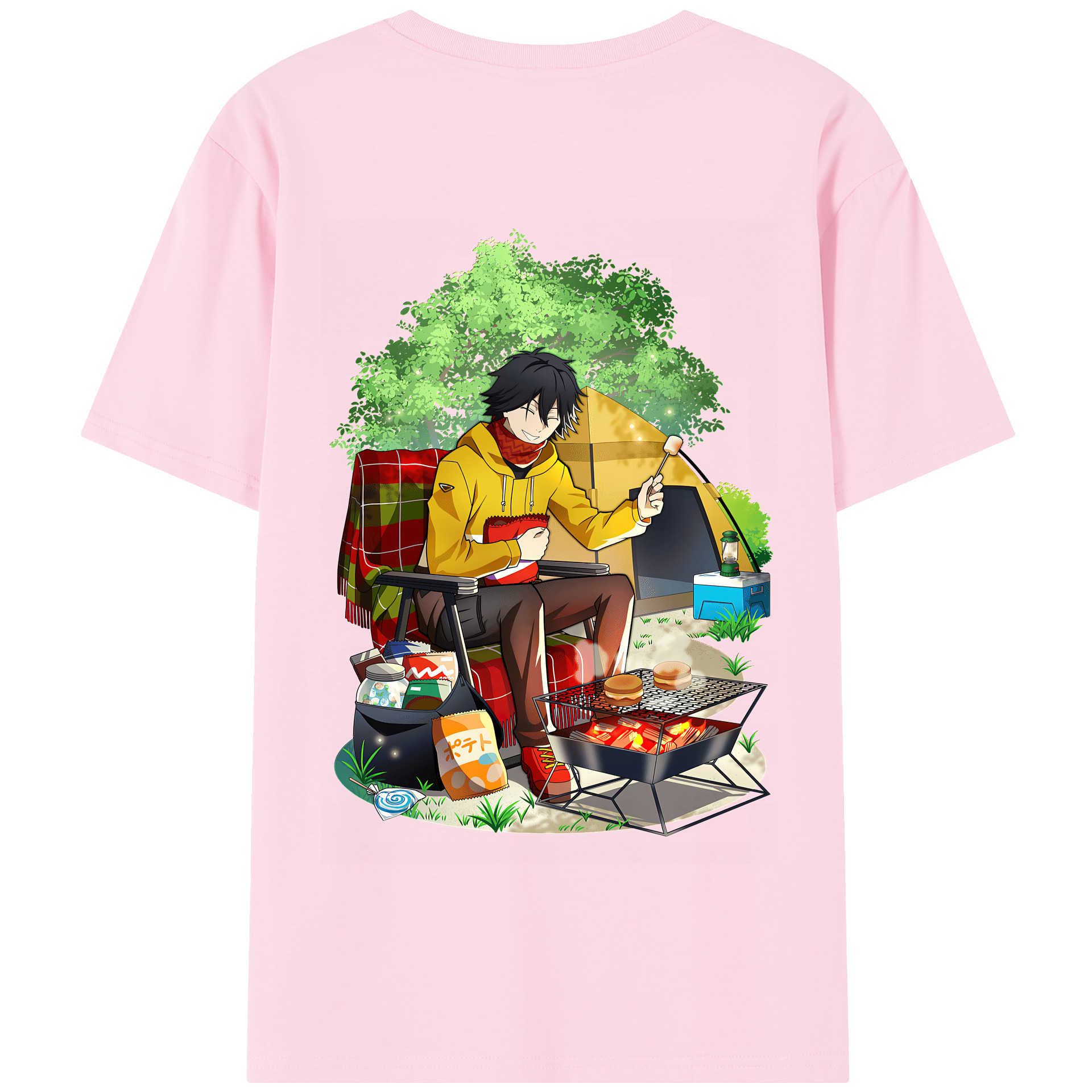 （画像用） 文豪ストレイドッグス Bungo Stray Dogs 綿100％半袖Tシャツ（背面プリント）