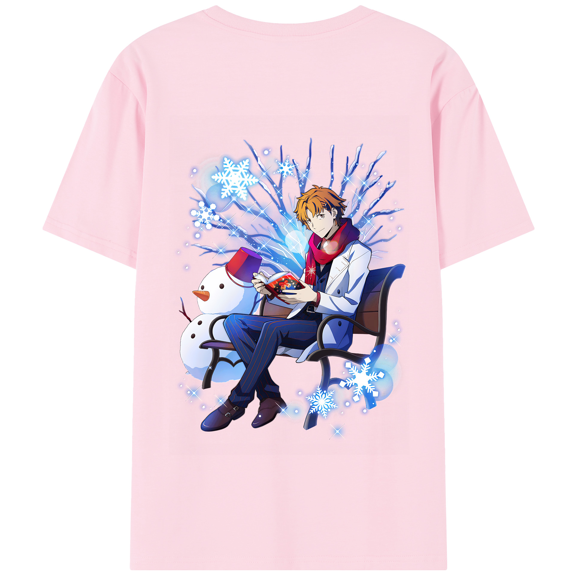 （画像用） 文豪ストレイドッグス Bungo Stray Dogs 綿100％半袖Tシャツ（背面プリント）