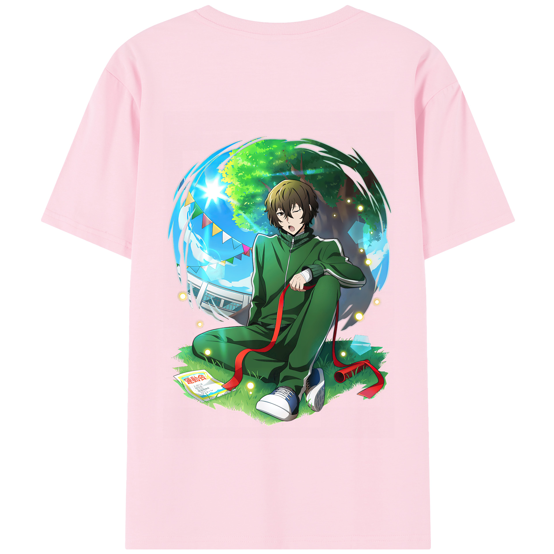 （画像用） 文豪ストレイドッグス Bungo Stray Dogs 綿100％半袖Tシャツ（背面プリント）
