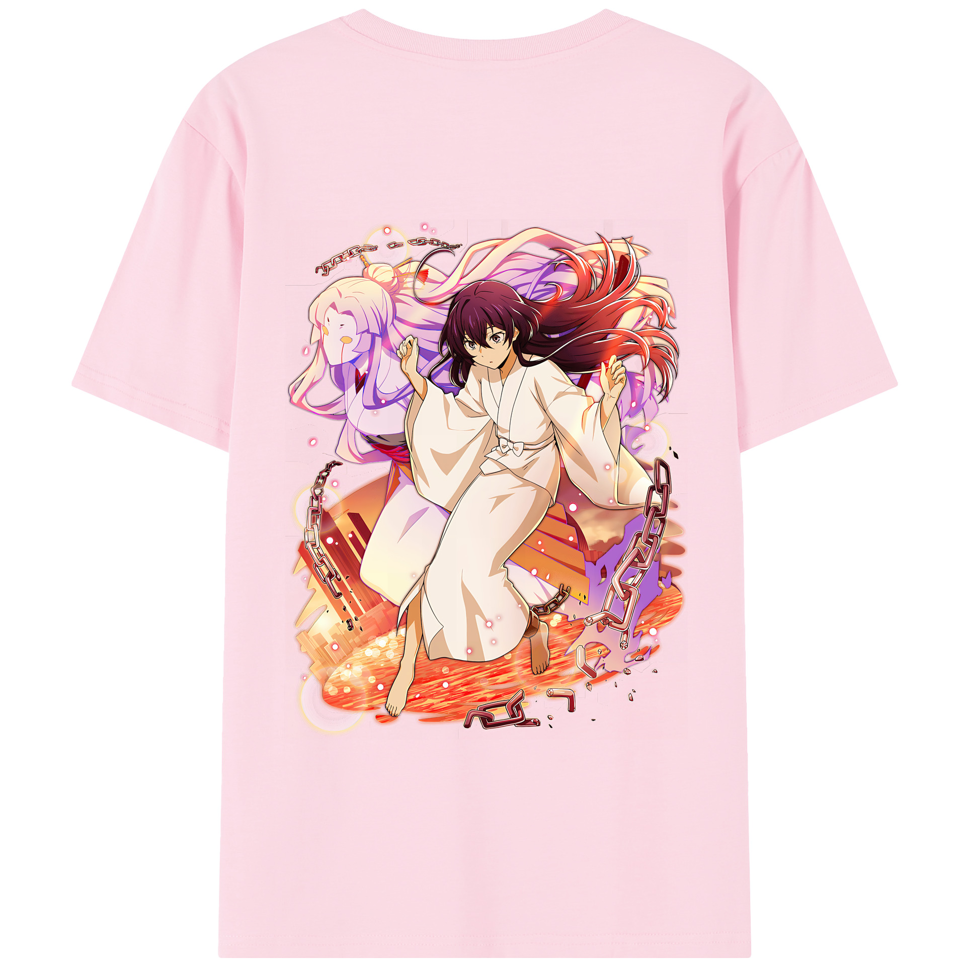 （画像用） 文豪ストレイドッグス Bungo Stray Dogs 綿100％半袖Tシャツ（背面プリント）