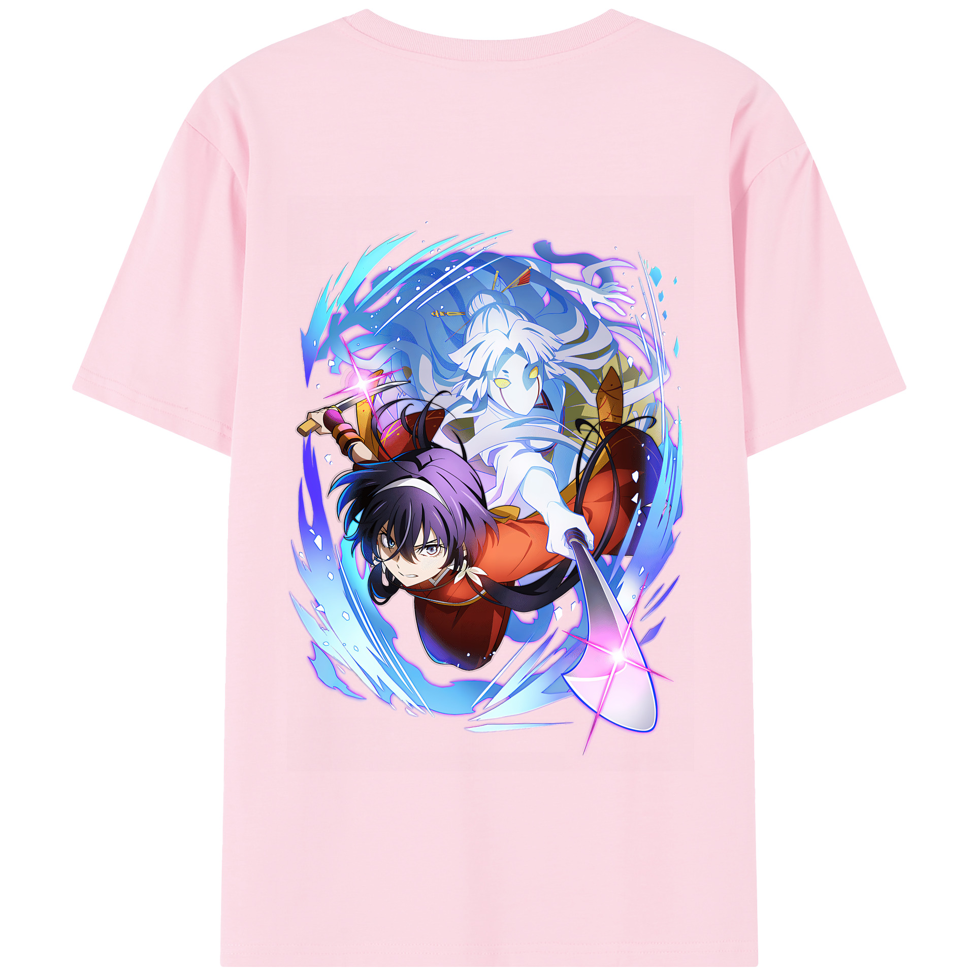 （画像用） 文豪ストレイドッグス Bungo Stray Dogs 綿100％半袖Tシャツ（背面プリント）