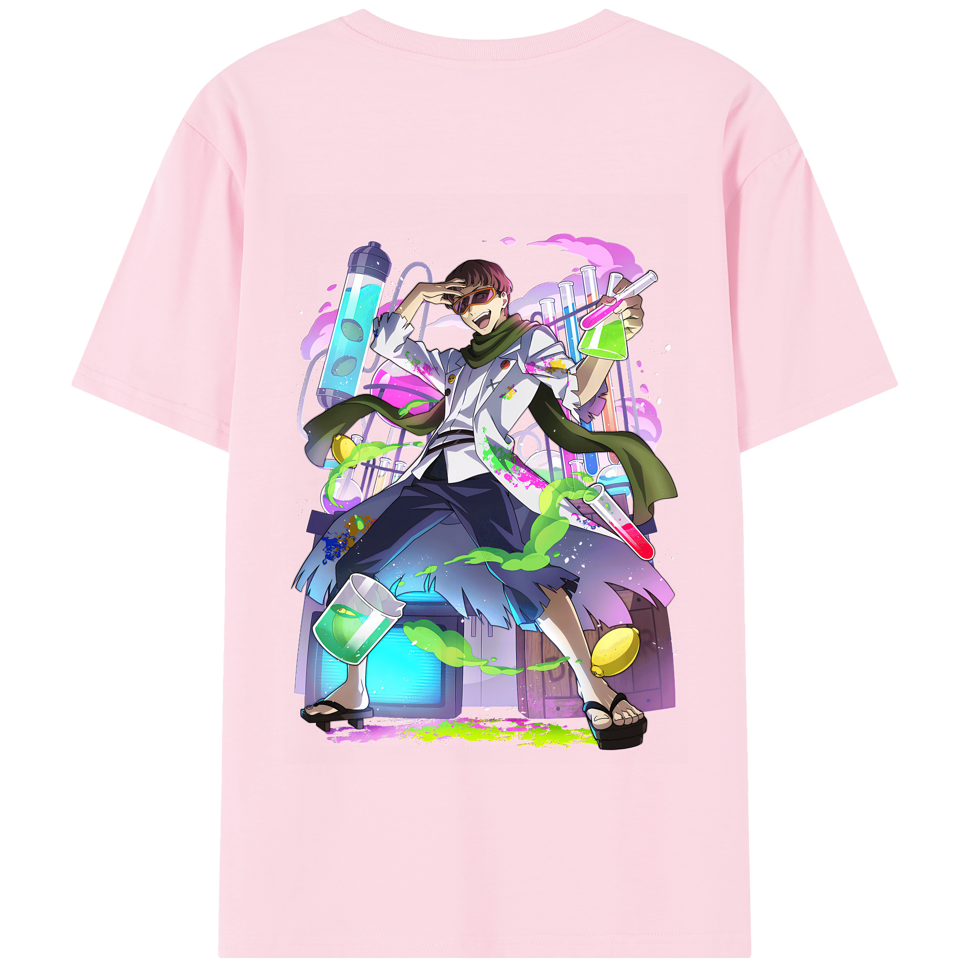 （画像用） 文豪ストレイドッグス Bungo Stray Dogs 綿100％半袖Tシャツ（背面プリント）