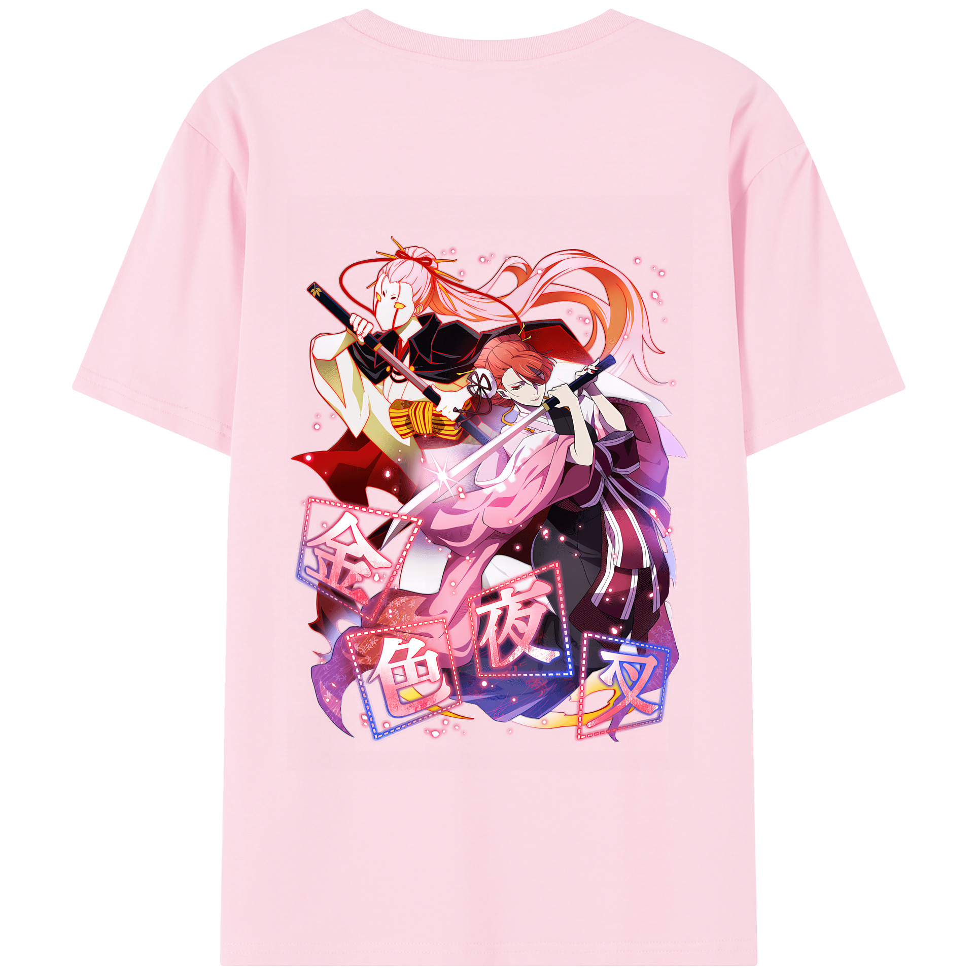 （画像用） 文豪ストレイドッグス Bungo Stray Dogs 綿100％半袖Tシャツ（背面プリント）