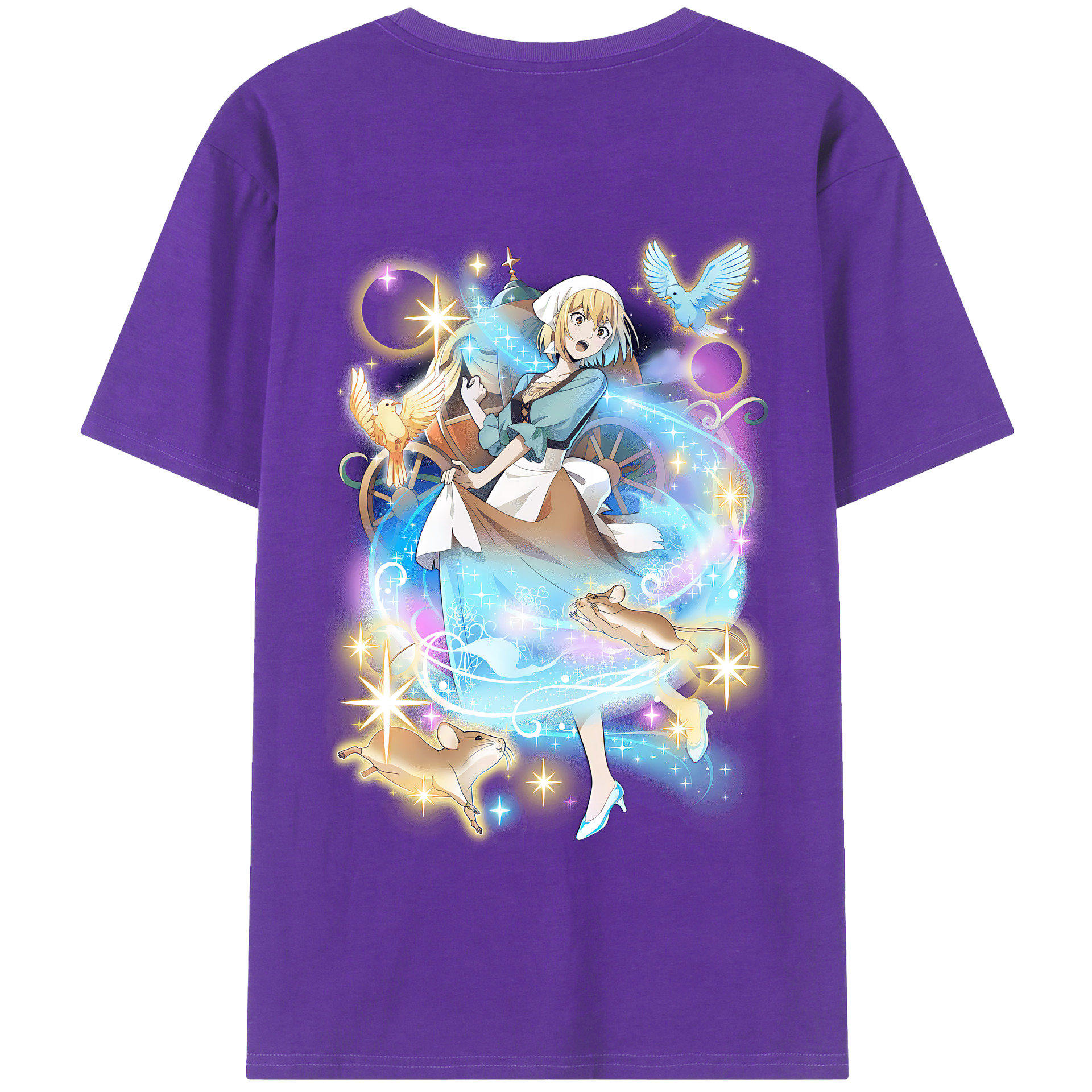（画像用） 文豪ストレイドッグス Bungo Stray Dogs 綿100％半袖Tシャツ（背面プリント）