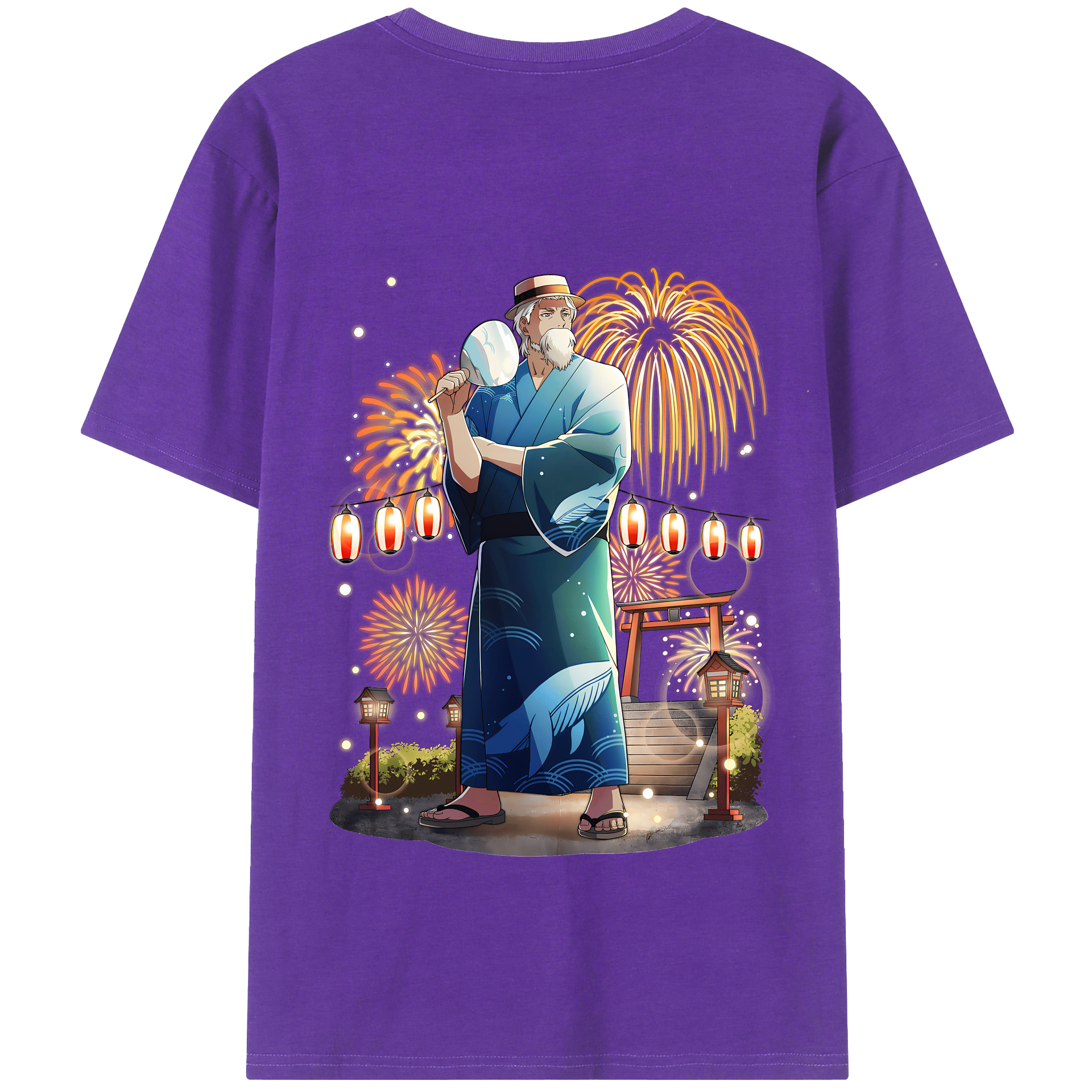 （画像用） 文豪ストレイドッグス Bungo Stray Dogs 綿100％半袖Tシャツ（背面プリント）