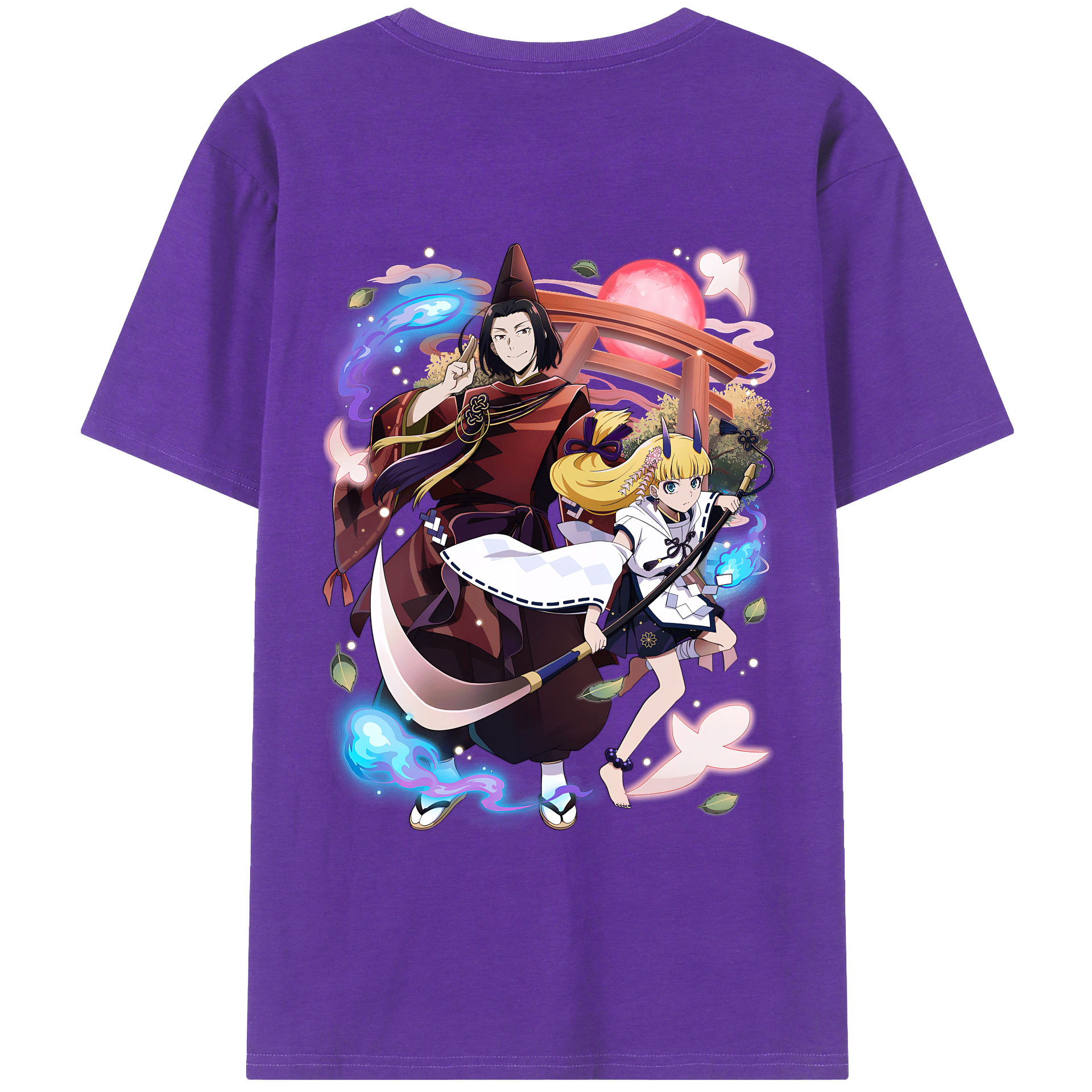 （画像用） 文豪ストレイドッグス Bungo Stray Dogs 綿100％半袖Tシャツ（背面プリント）