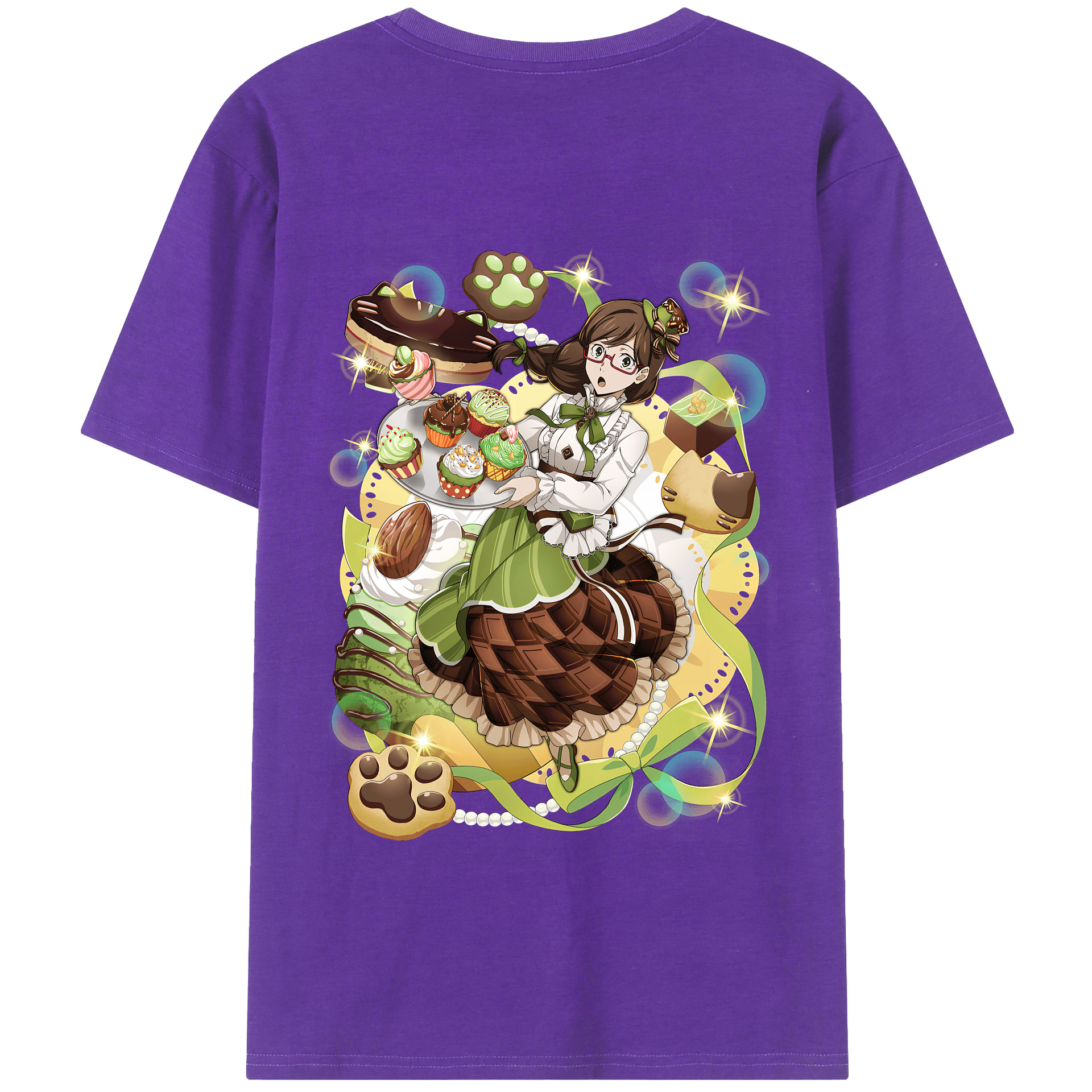 （画像用） 文豪ストレイドッグス Bungo Stray Dogs 綿100％半袖Tシャツ（背面プリント）