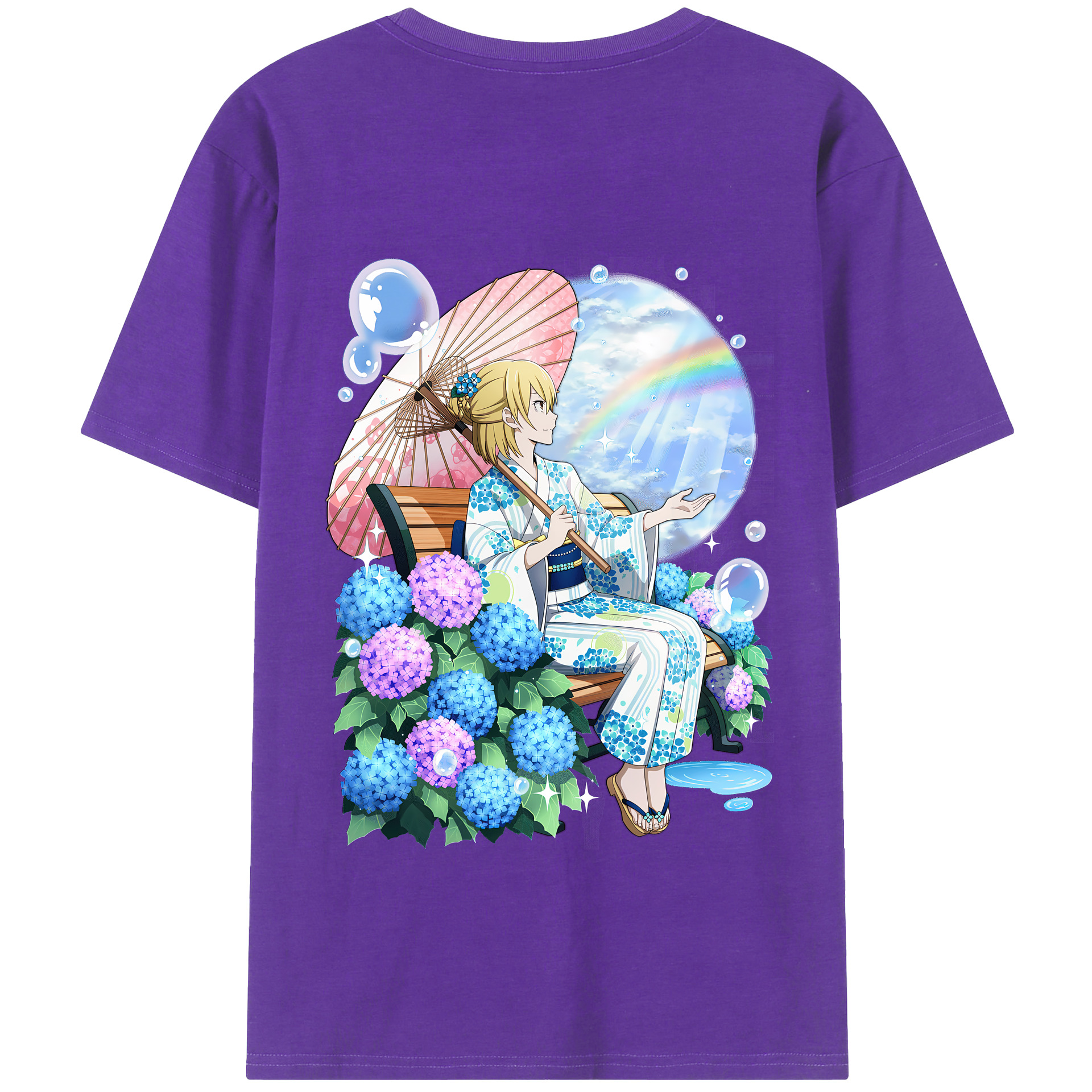 （画像用） 文豪ストレイドッグス Bungo Stray Dogs 綿100％半袖Tシャツ（背面プリント）