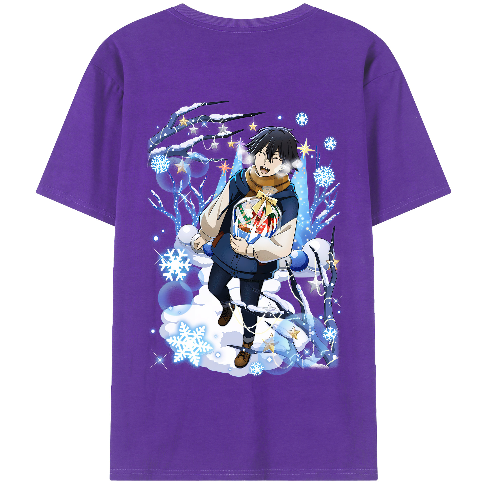 （画像用） 文豪ストレイドッグス Bungo Stray Dogs 綿100％半袖Tシャツ（背面プリント）