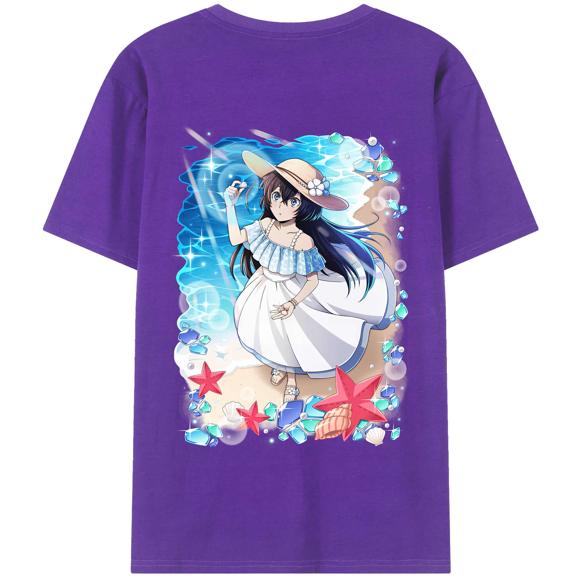 （画像用） 文豪ストレイドッグス Bungo Stray Dogs 綿100％半袖Tシャツ（背面プリント）