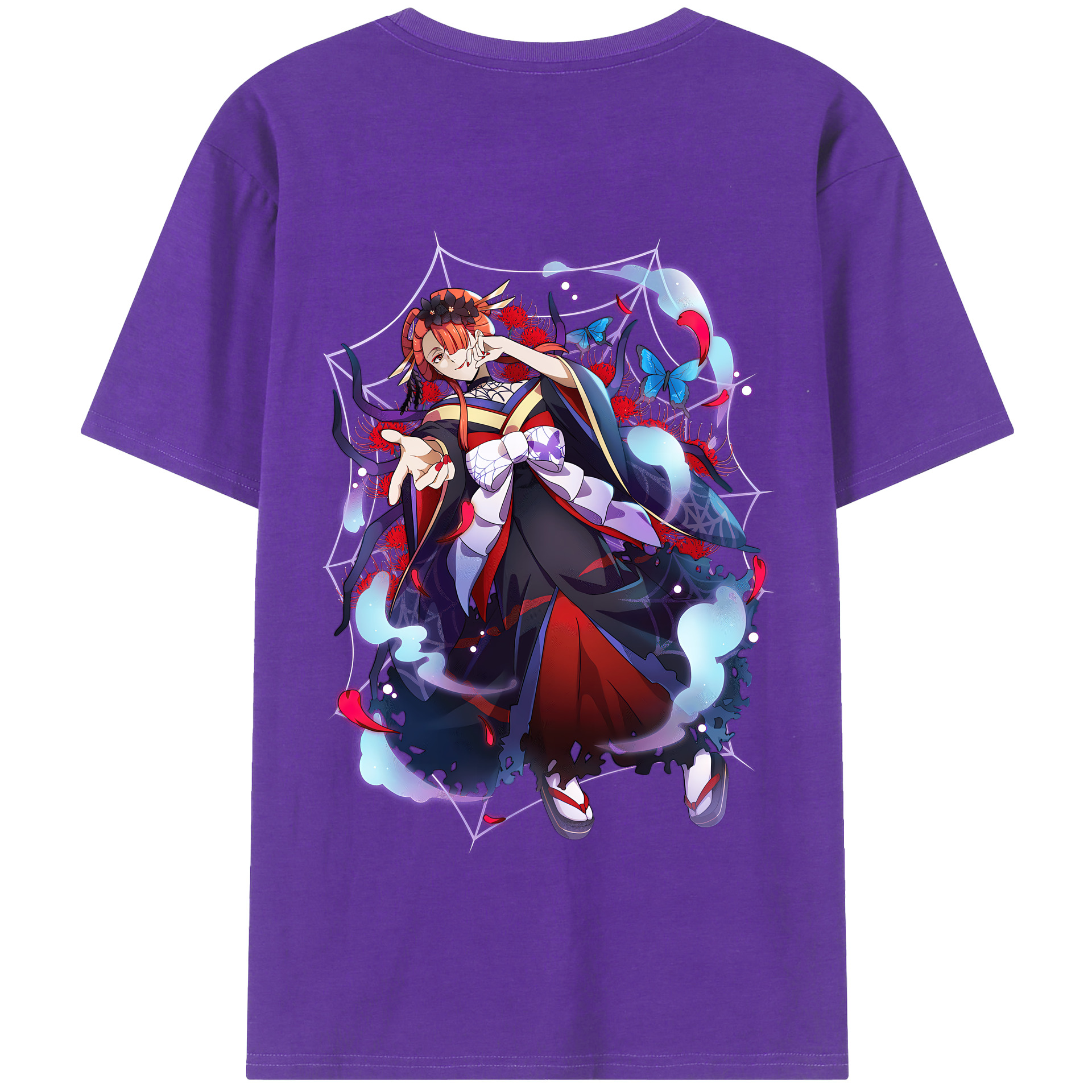 （画像用） 文豪ストレイドッグス Bungo Stray Dogs 綿100％半袖Tシャツ（背面プリント）