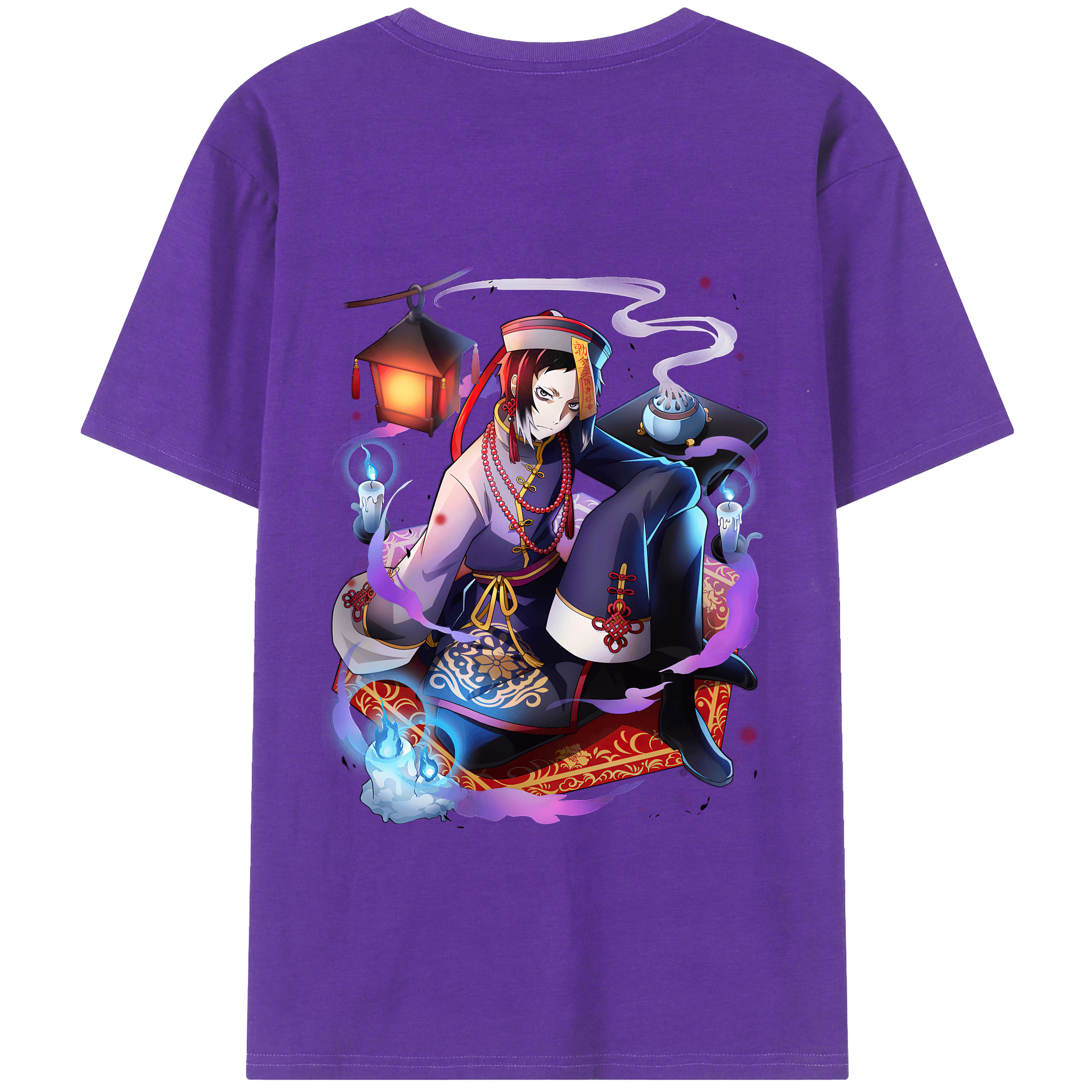 （画像用） 文豪ストレイドッグス Bungo Stray Dogs 綿100％半袖Tシャツ（背面プリント）