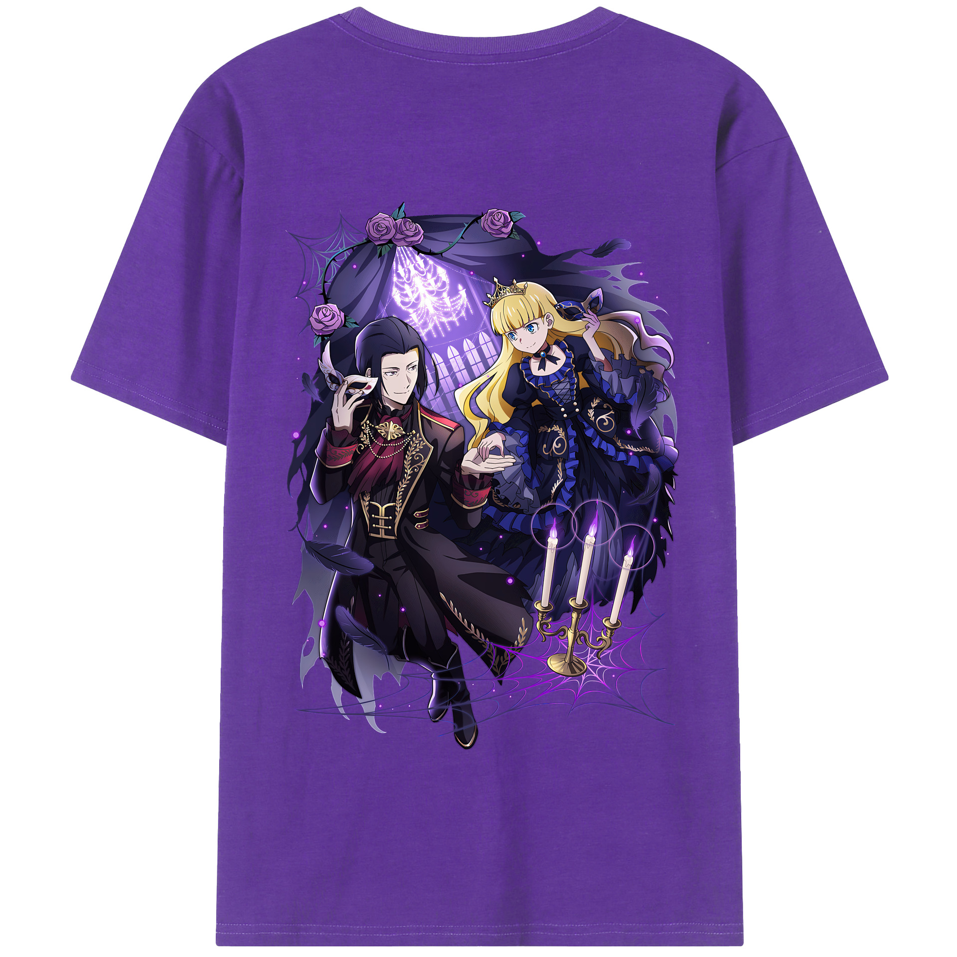 （画像用） 文豪ストレイドッグス Bungo Stray Dogs 綿100％半袖Tシャツ（背面プリント）