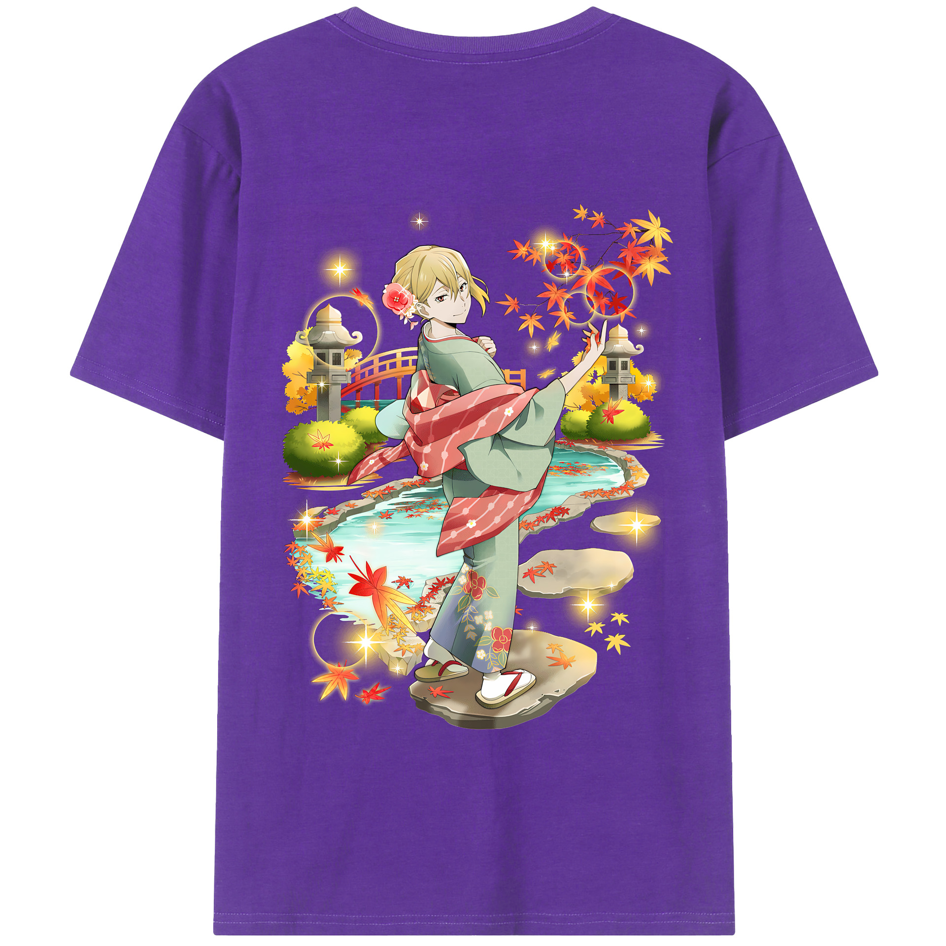 （画像用） 文豪ストレイドッグス Bungo Stray Dogs 綿100％半袖Tシャツ（背面プリント）