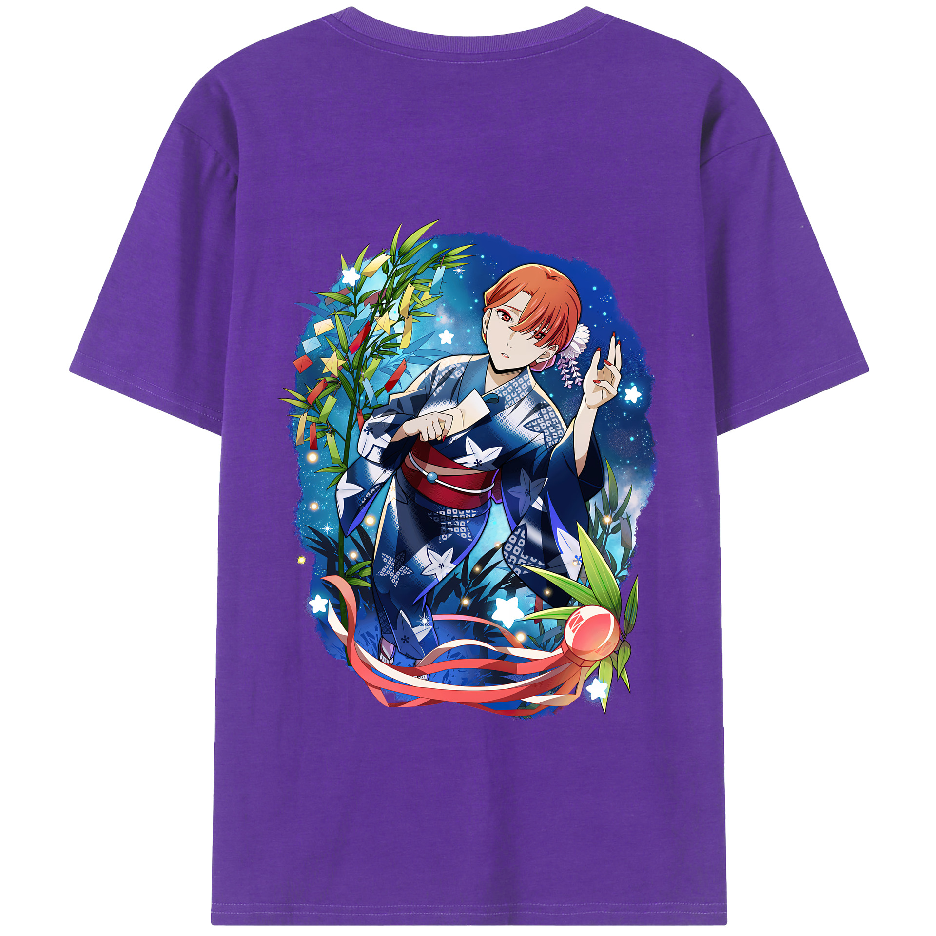 （画像用） 文豪ストレイドッグス Bungo Stray Dogs 綿100％半袖Tシャツ（背面プリント）