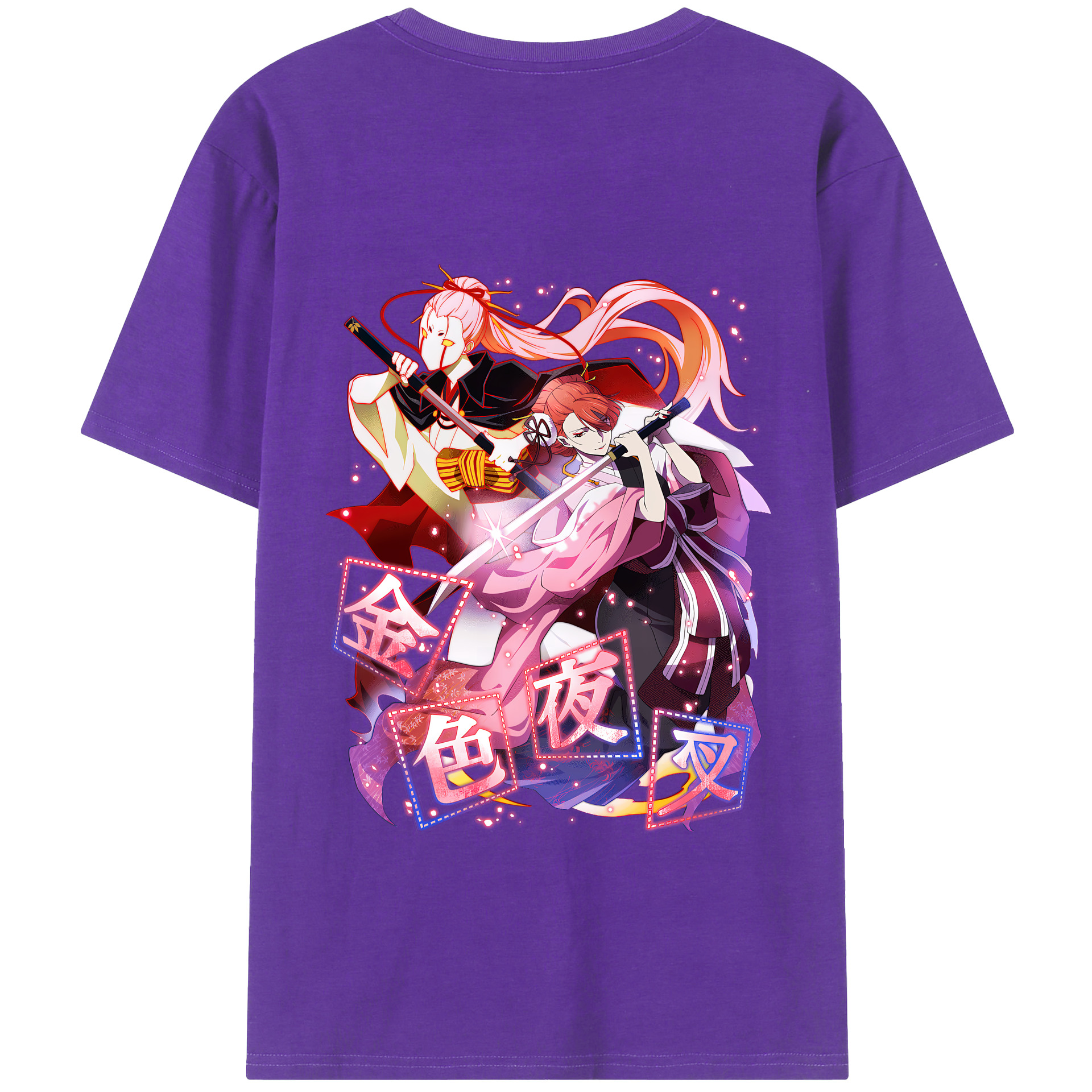 （画像用） 文豪ストレイドッグス Bungo Stray Dogs 綿100％半袖Tシャツ（背面プリント）