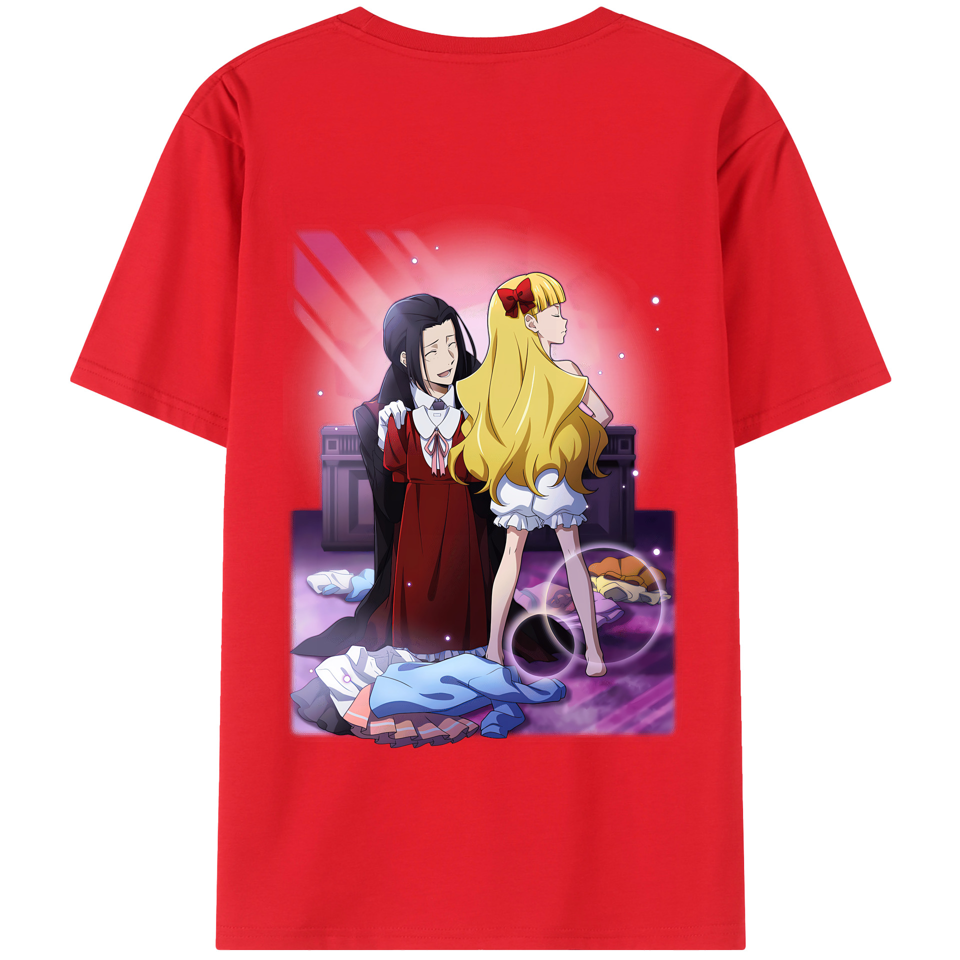 （画像用） 文豪ストレイドッグス Bungo Stray Dogs 綿100％半袖Tシャツ（背面プリント）