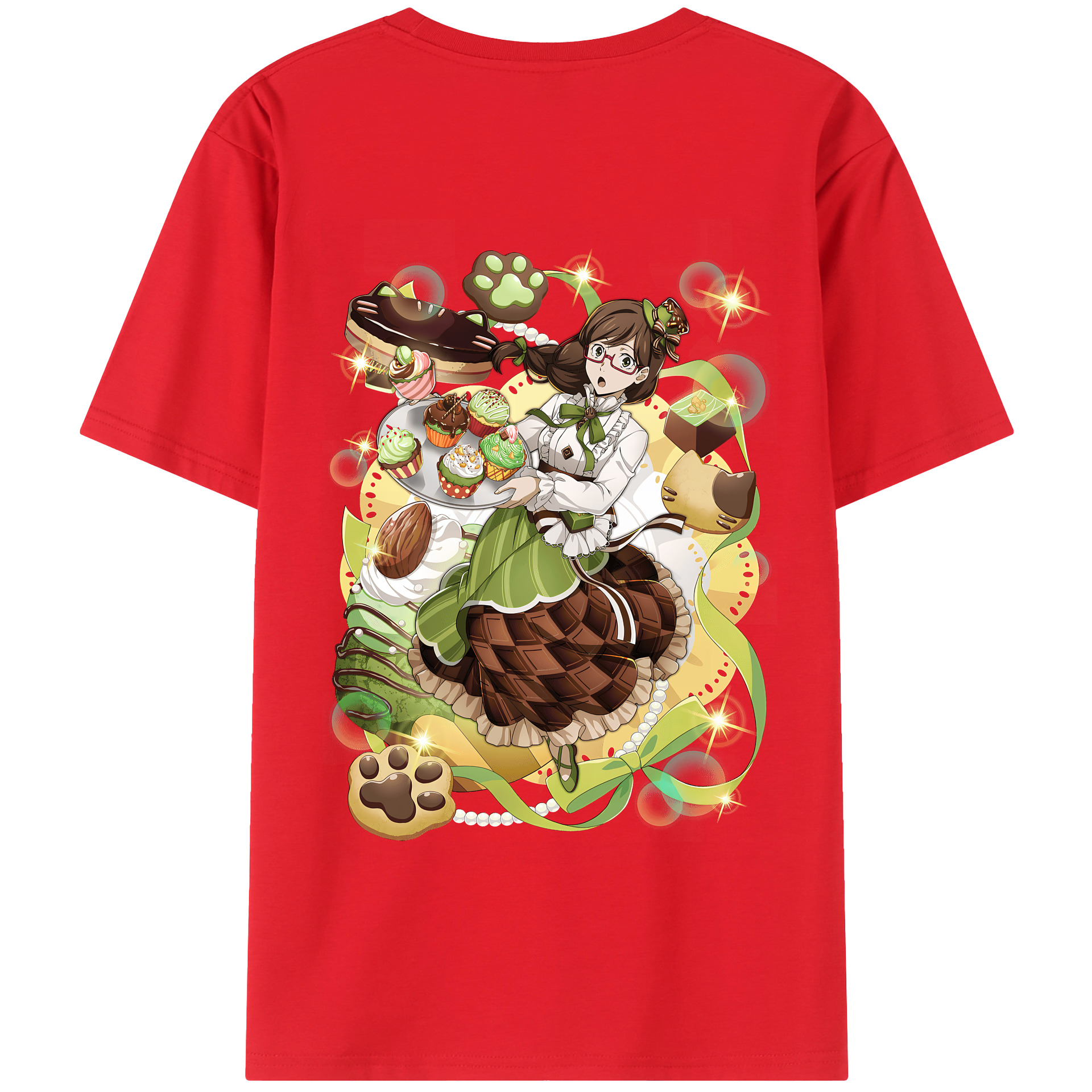 （画像用） 文豪ストレイドッグス Bungo Stray Dogs 綿100％半袖Tシャツ（背面プリント）