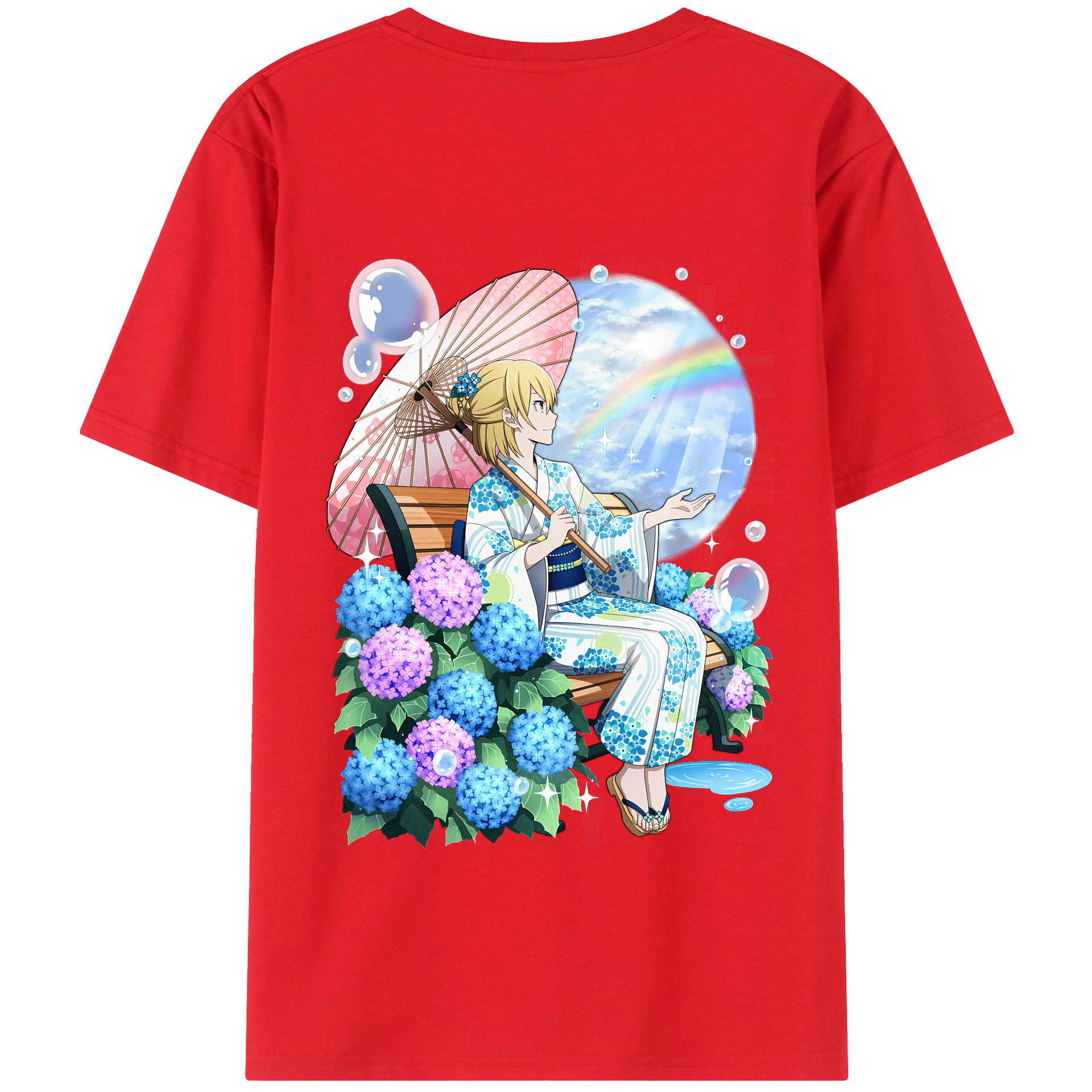 （画像用） 文豪ストレイドッグス Bungo Stray Dogs 綿100％半袖Tシャツ（背面プリント）