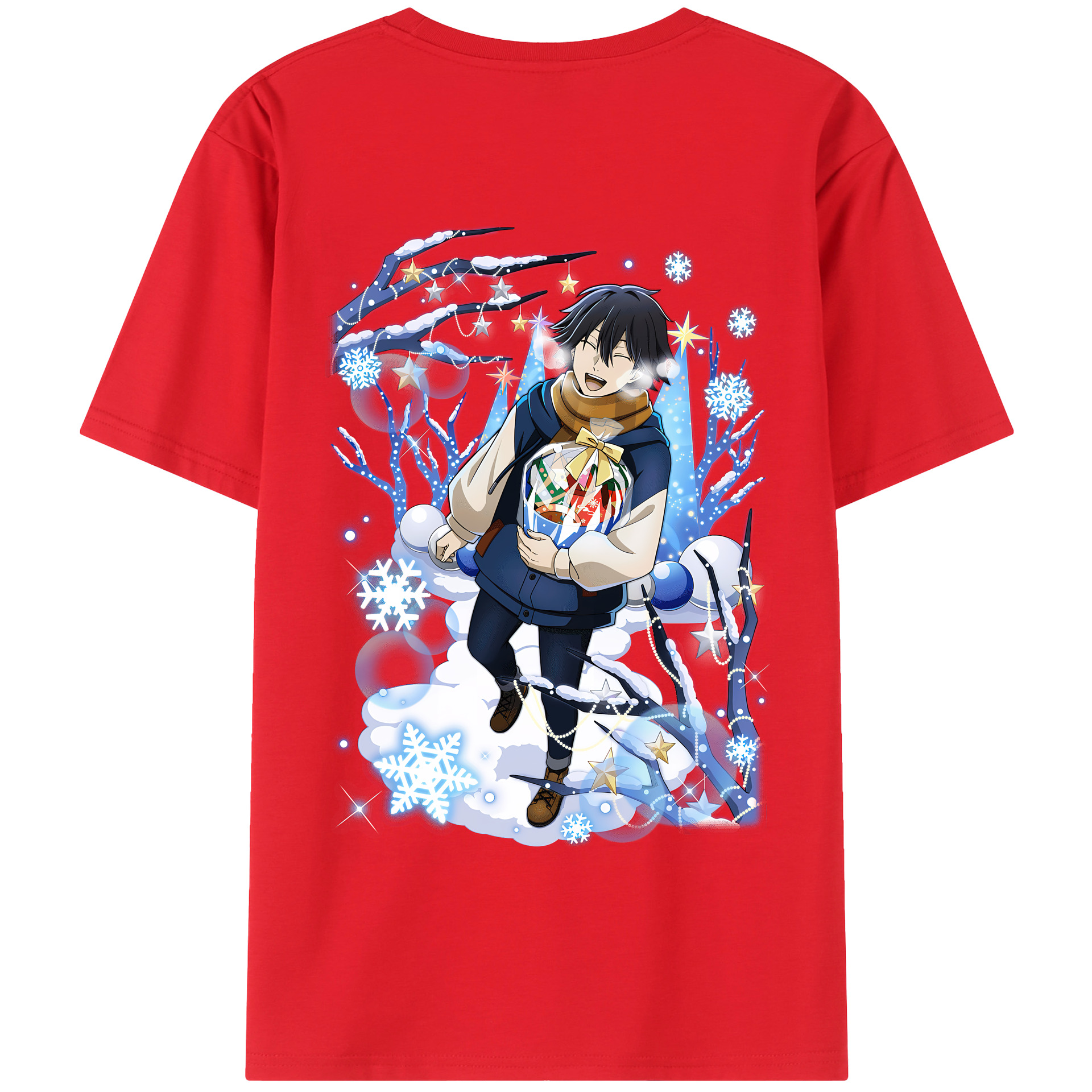 （画像用） 文豪ストレイドッグス Bungo Stray Dogs 綿100％半袖Tシャツ（背面プリント）