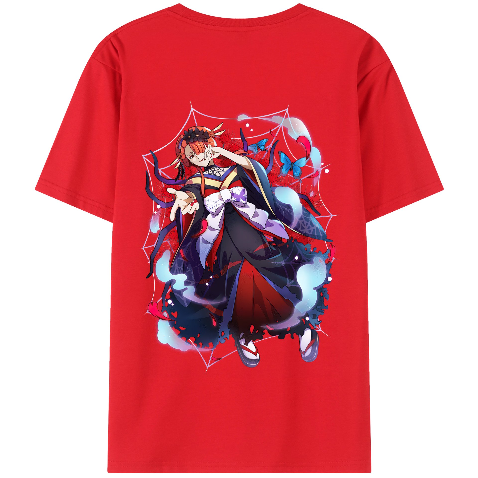 （画像用） 文豪ストレイドッグス Bungo Stray Dogs 綿100％半袖Tシャツ（背面プリント）
