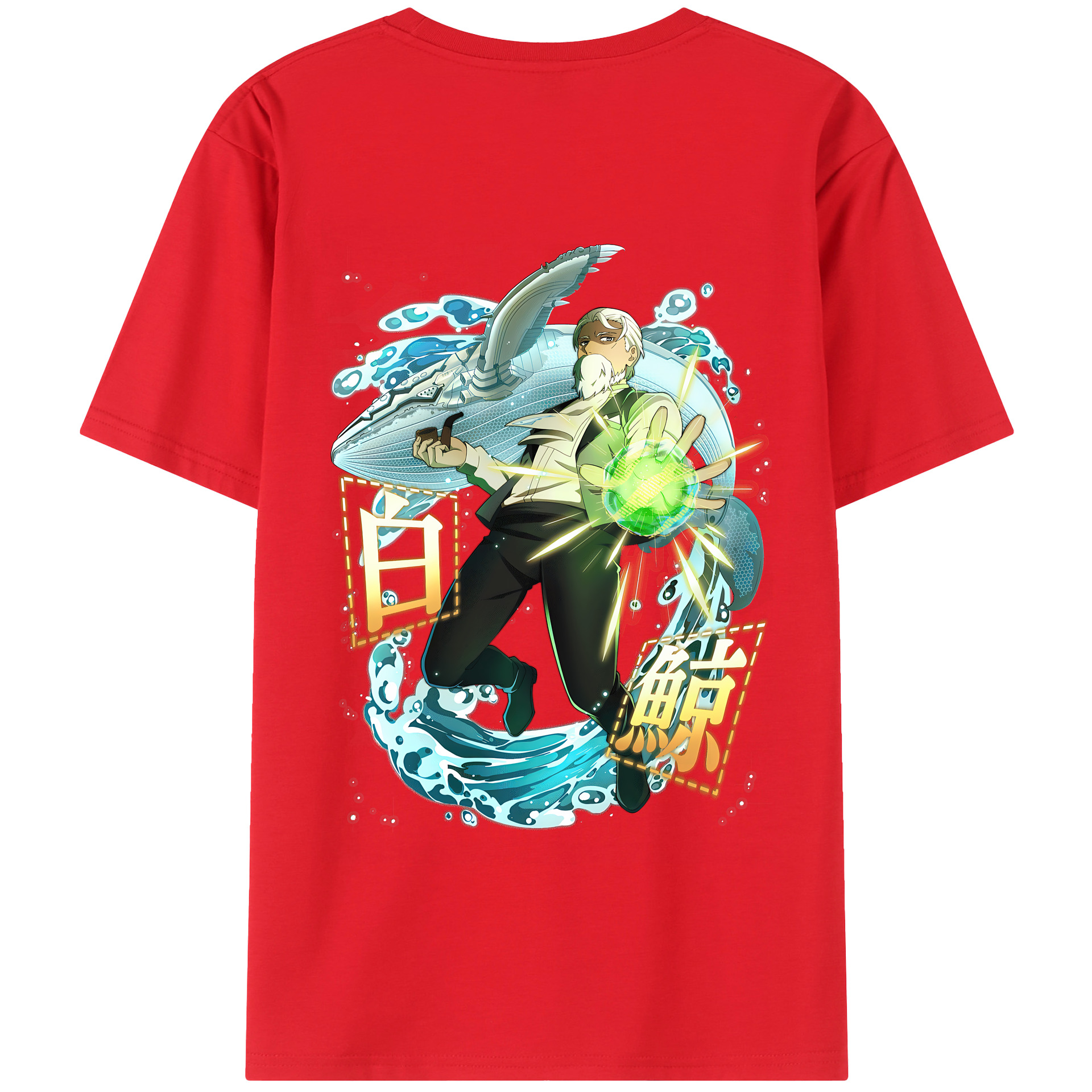 （画像用） 文豪ストレイドッグス Bungo Stray Dogs 綿100％半袖Tシャツ（背面プリント）