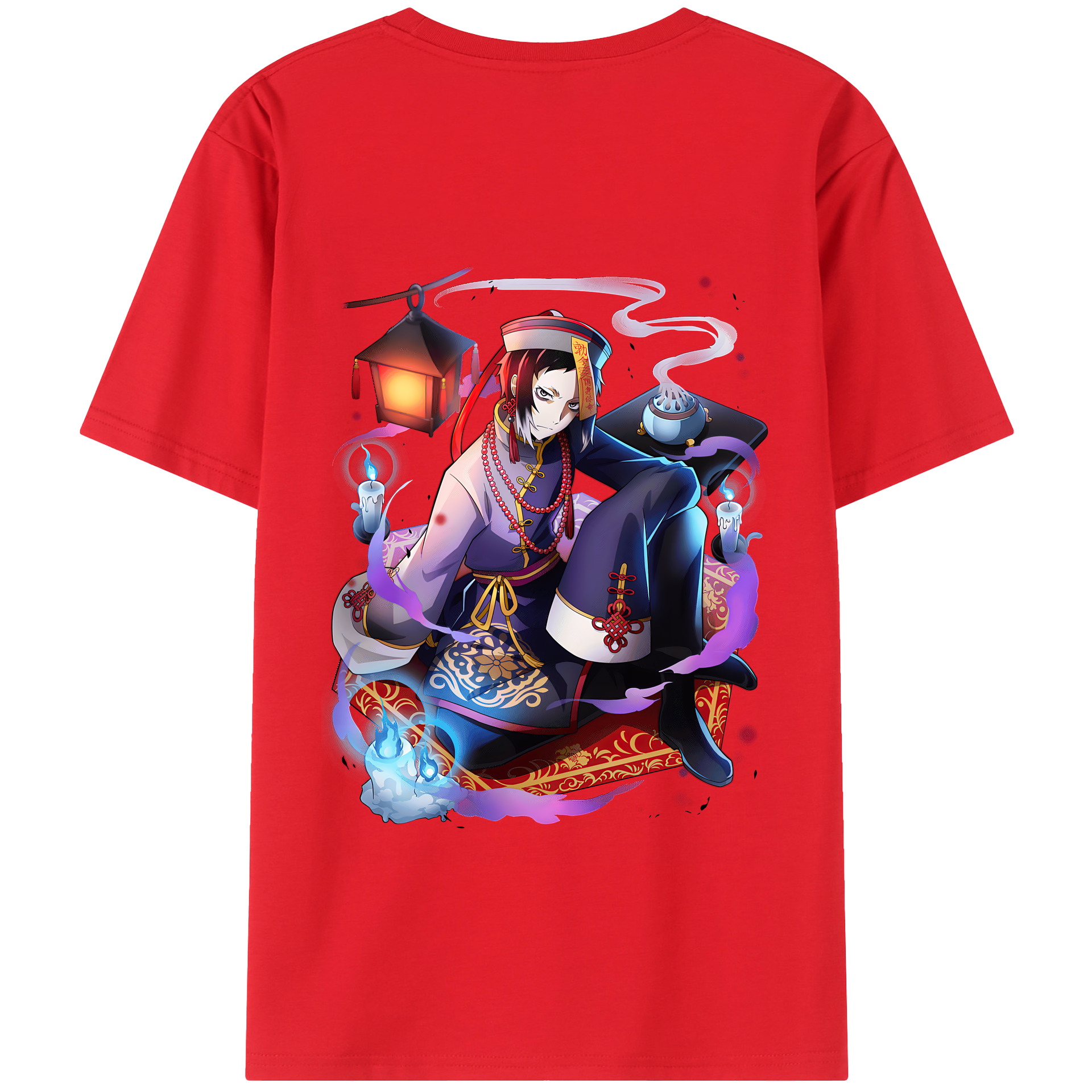 （画像用） 文豪ストレイドッグス Bungo Stray Dogs 綿100％半袖Tシャツ（背面プリント）