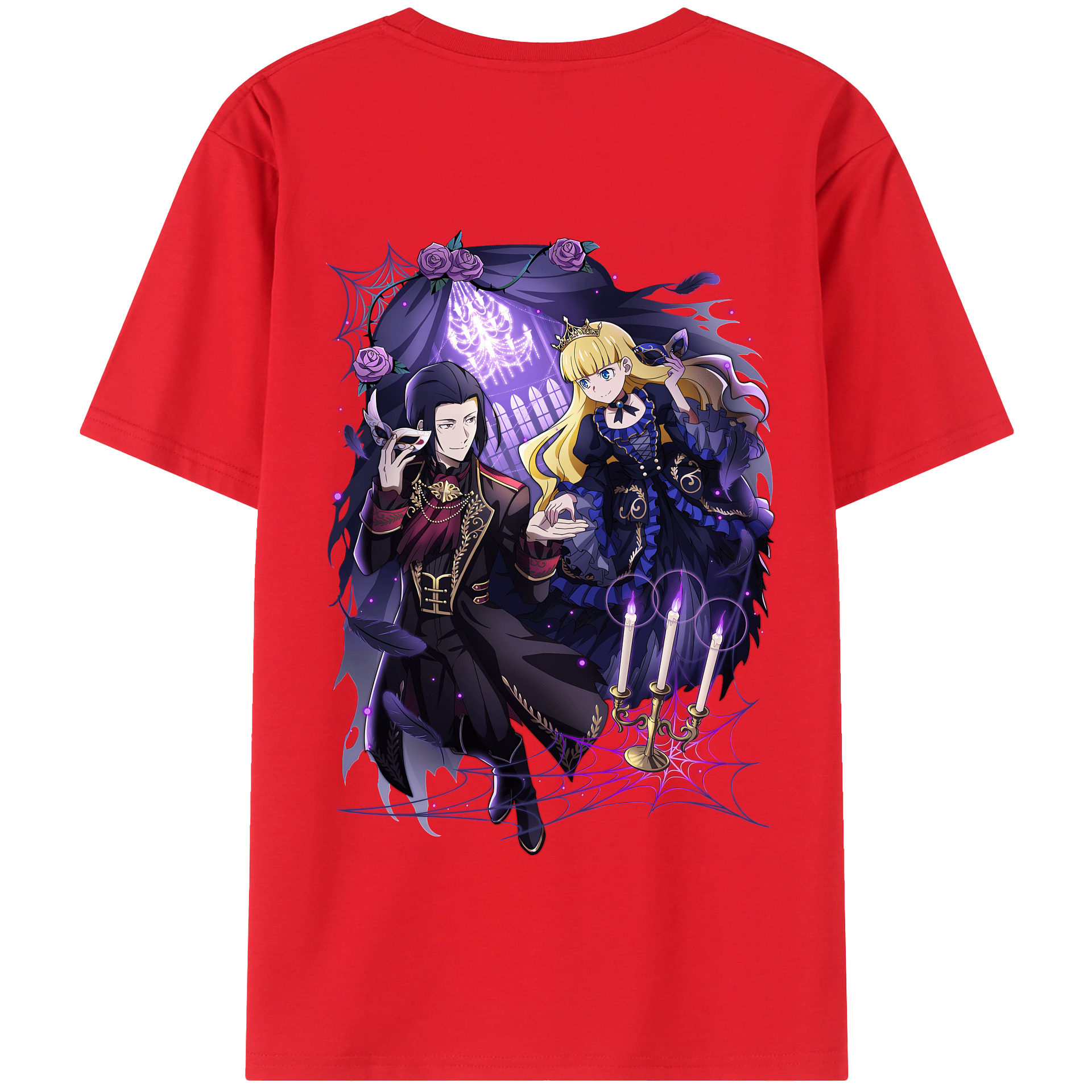 （画像用） 文豪ストレイドッグス Bungo Stray Dogs 綿100％半袖Tシャツ（背面プリント）