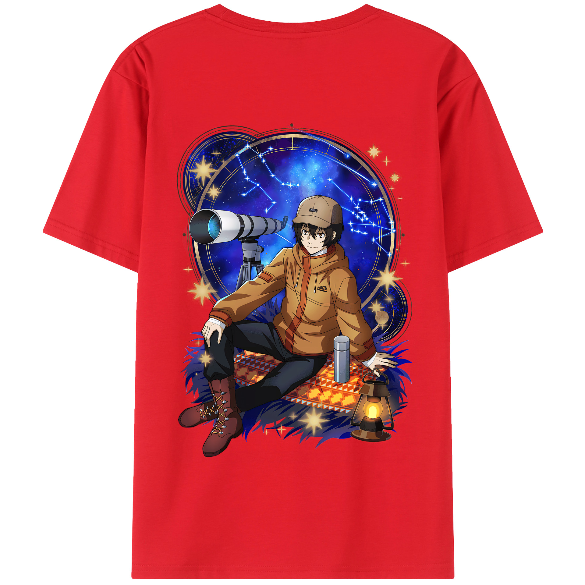 （画像用） 文豪ストレイドッグス Bungo Stray Dogs 綿100％半袖Tシャツ（背面プリント）