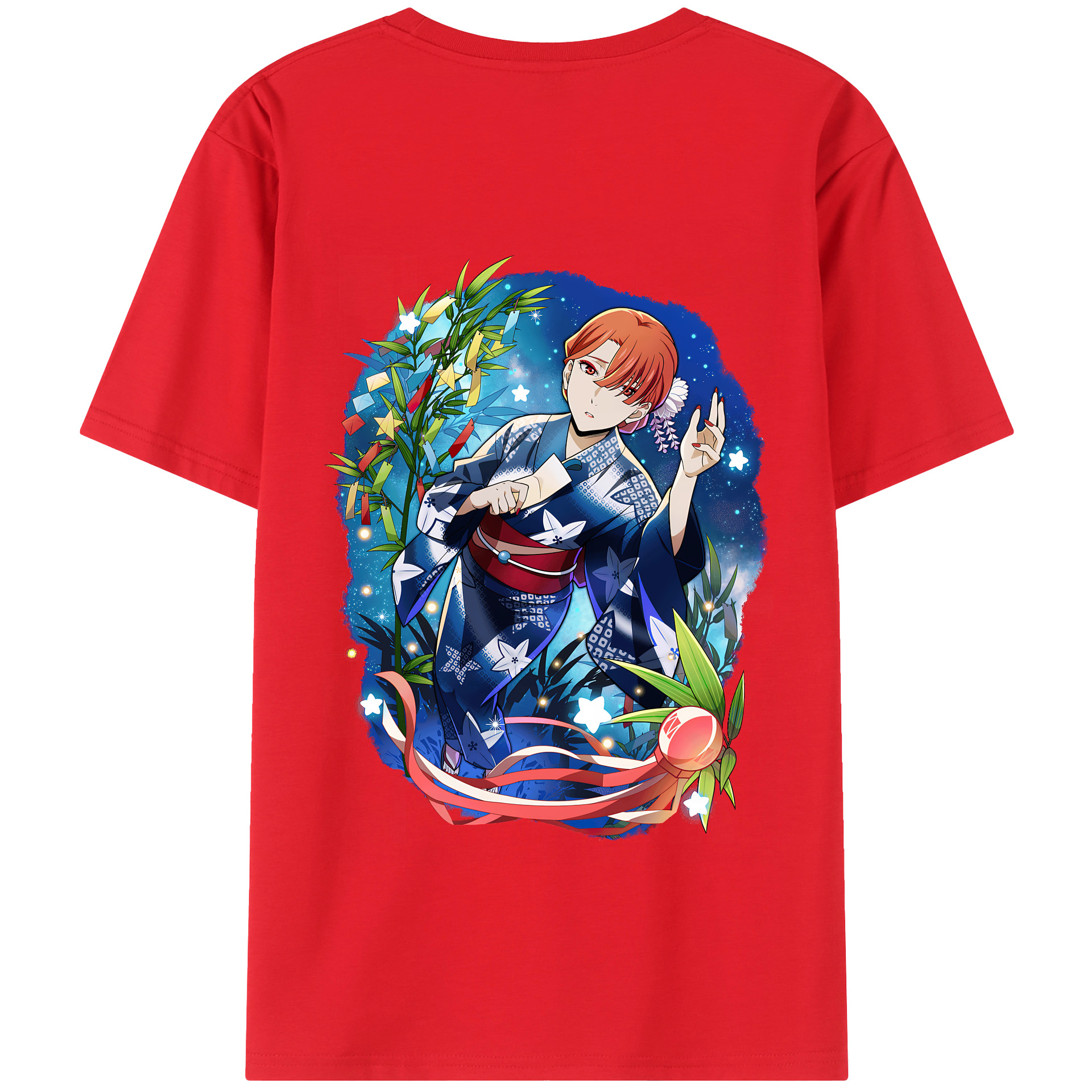 （画像用） 文豪ストレイドッグス Bungo Stray Dogs 綿100％半袖Tシャツ（背面プリント）