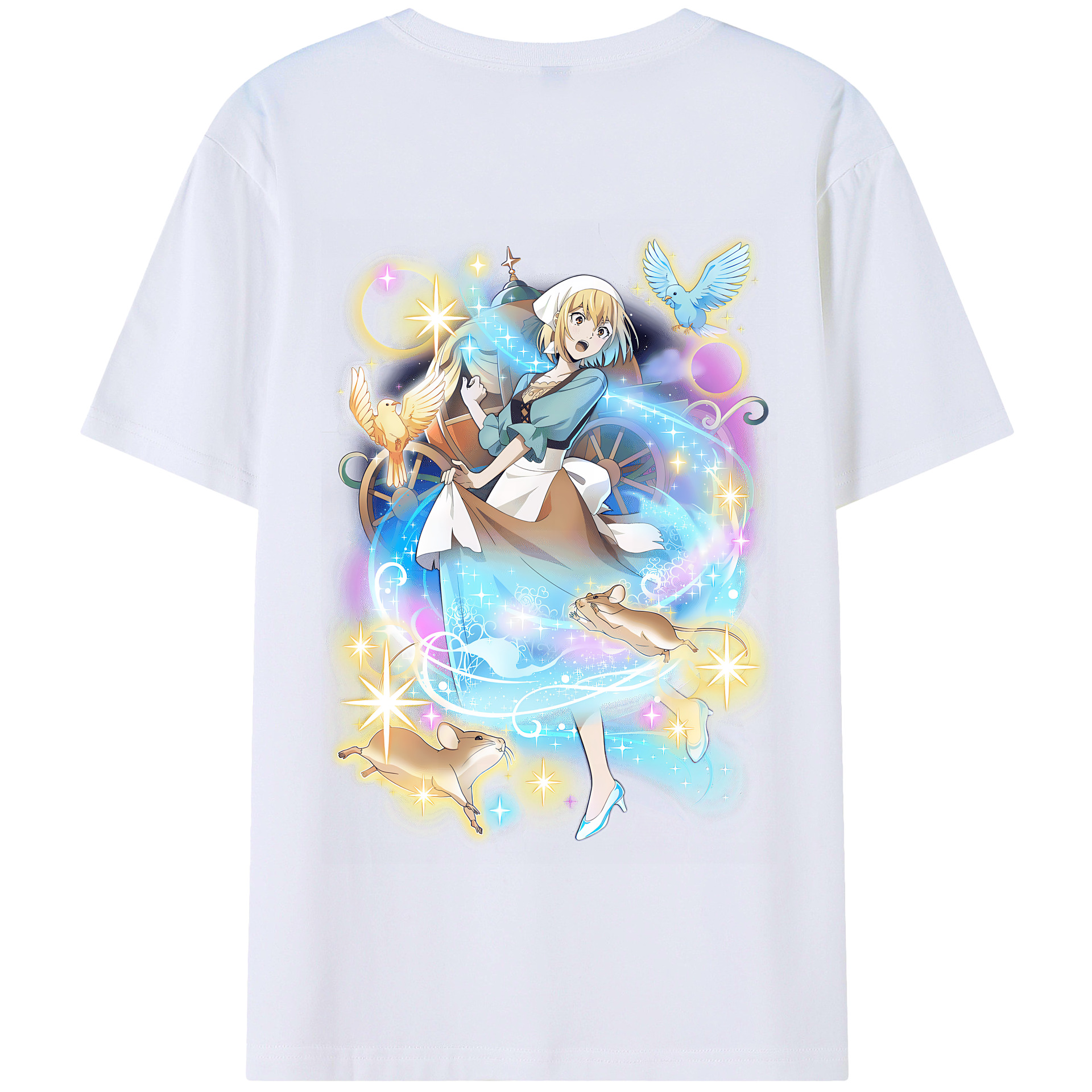 （画像用） 文豪ストレイドッグス Bungo Stray Dogs 綿100％半袖Tシャツ（背面プリント）