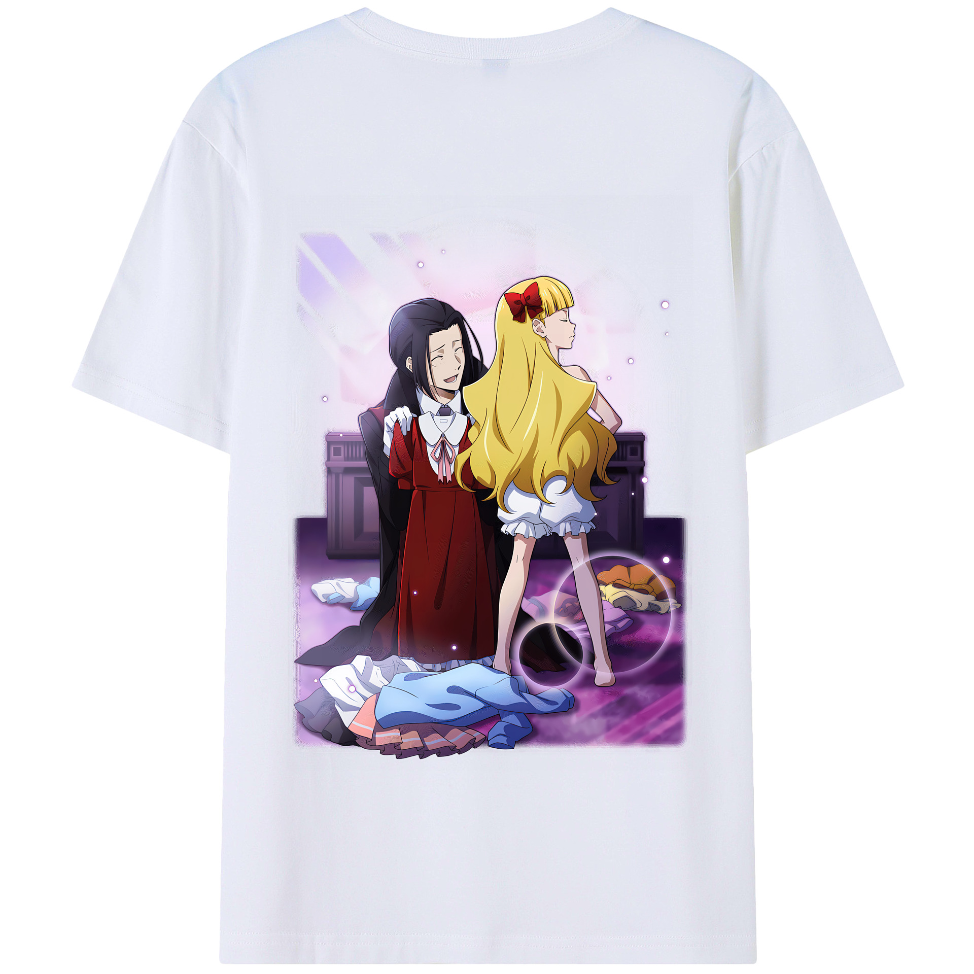 （画像用） 文豪ストレイドッグス Bungo Stray Dogs 綿100％半袖Tシャツ（背面プリント）