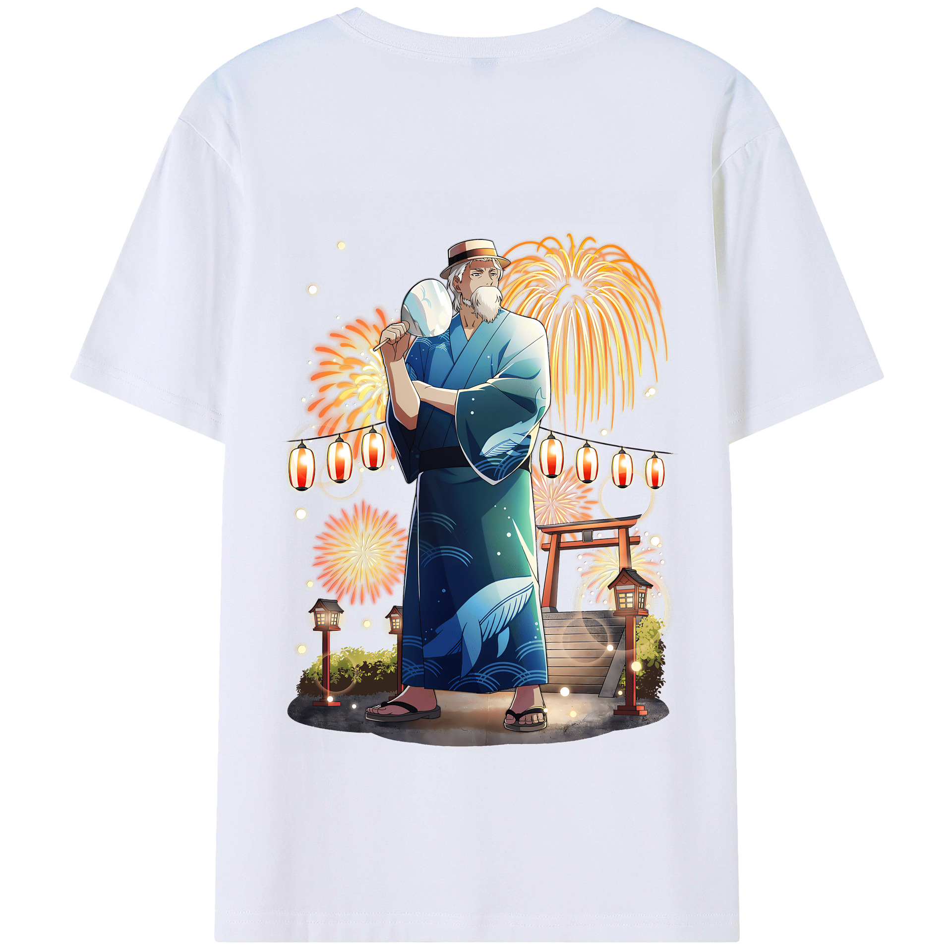 （画像用） 文豪ストレイドッグス Bungo Stray Dogs 綿100％半袖Tシャツ（背面プリント）
