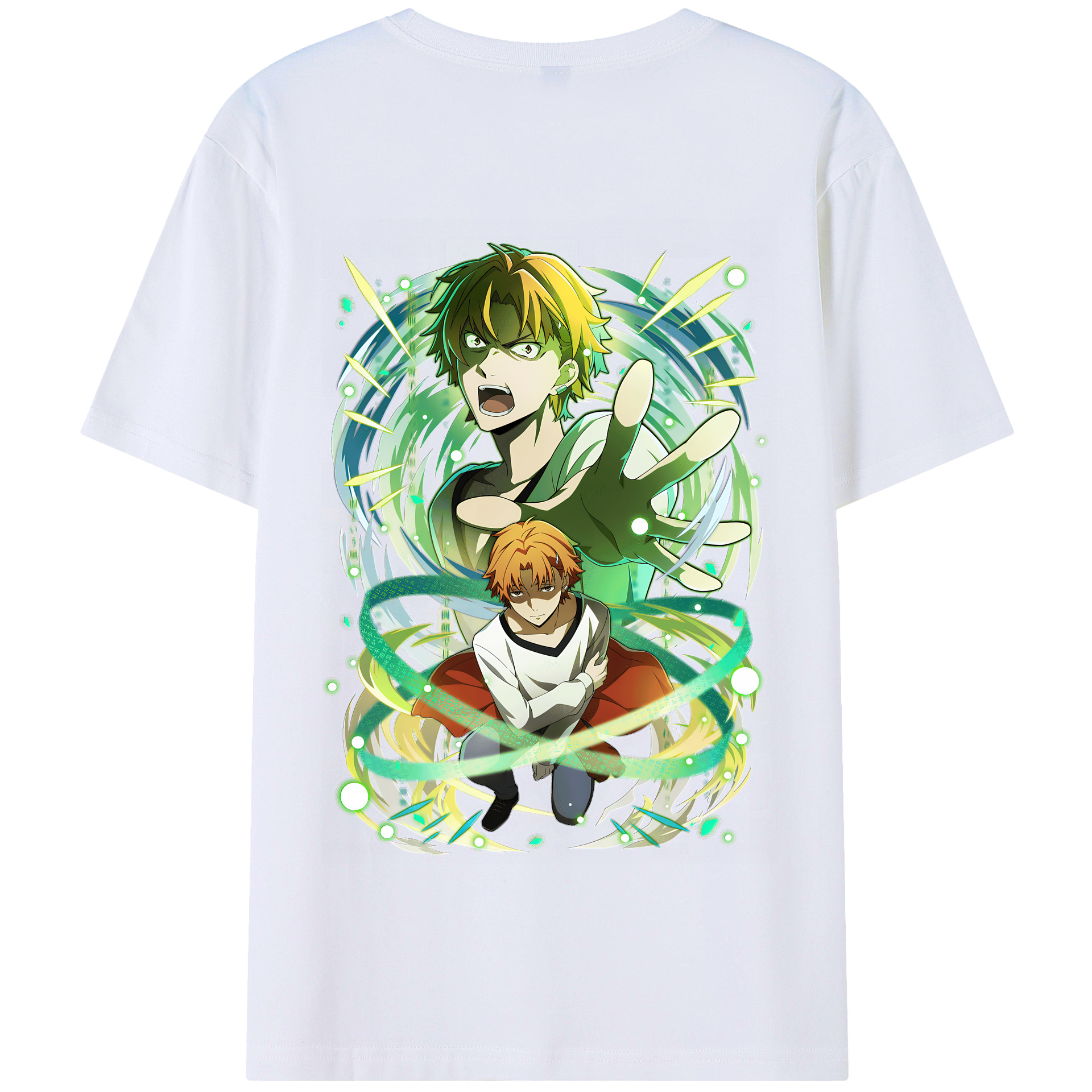 （画像用） 文豪ストレイドッグス Bungo Stray Dogs 綿100％半袖Tシャツ（背面プリント）