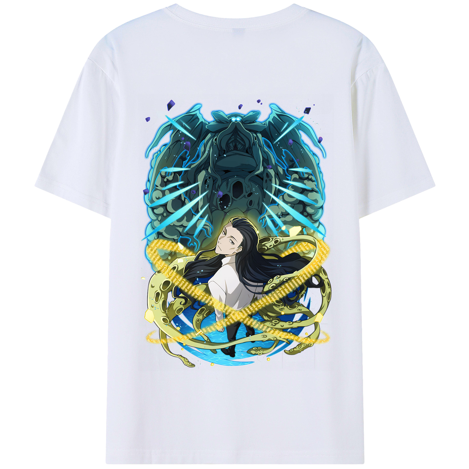 （画像用） 文豪ストレイドッグス Bungo Stray Dogs 綿100％半袖Tシャツ（背面プリント）