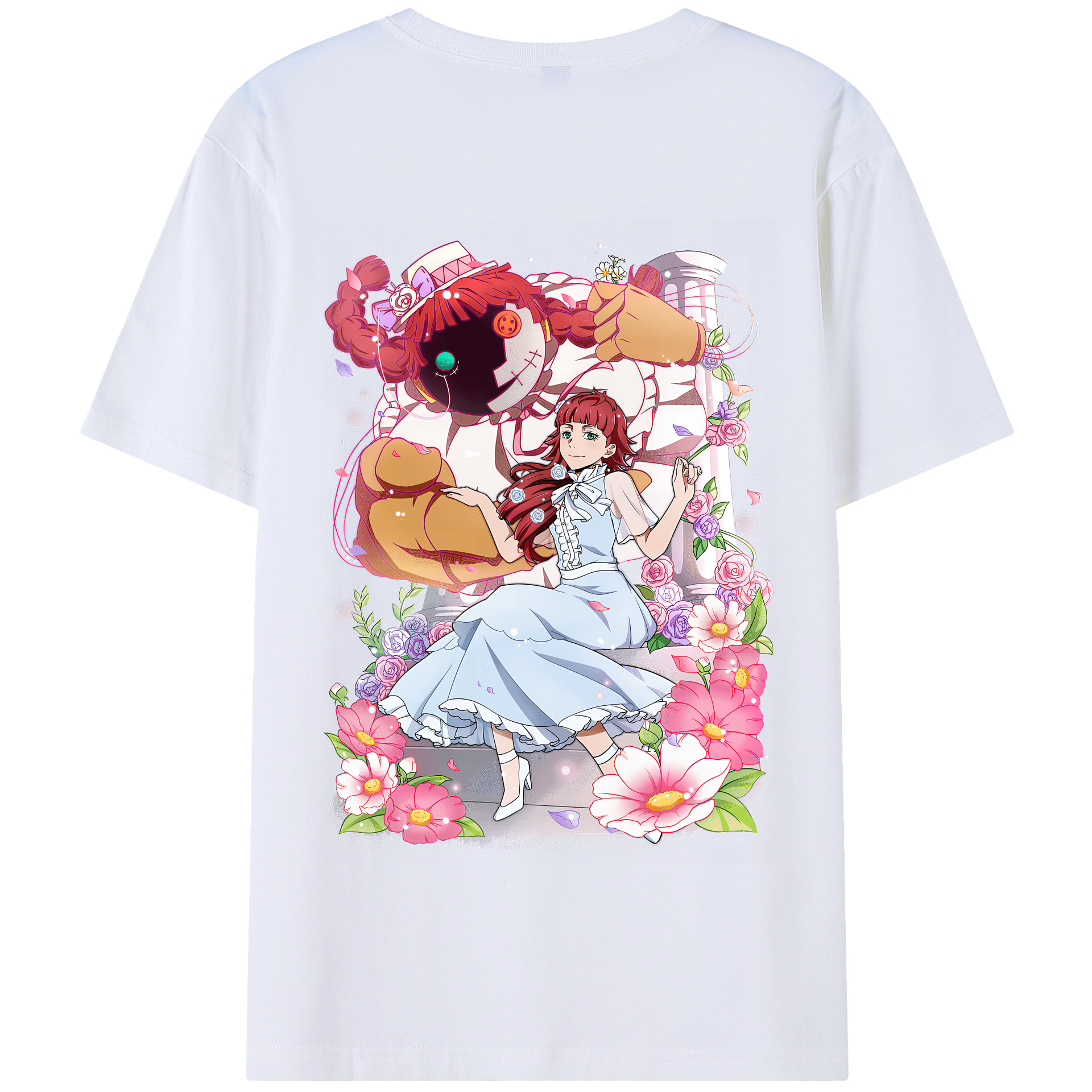 （画像用） 文豪ストレイドッグス Bungo Stray Dogs 綿100％半袖Tシャツ（背面プリント）