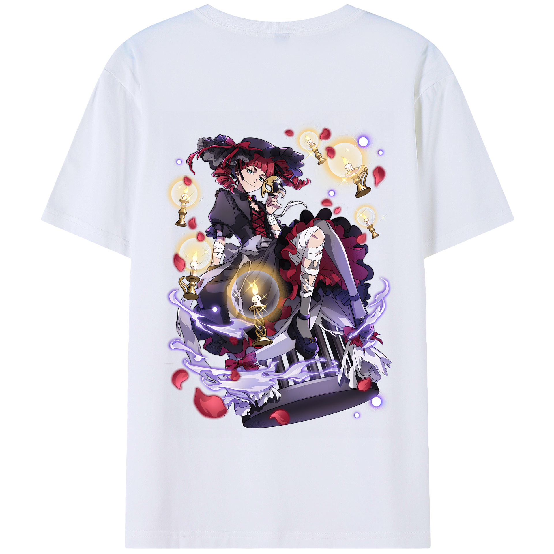 （画像用） 文豪ストレイドッグス Bungo Stray Dogs 綿100％半袖Tシャツ（背面プリント）