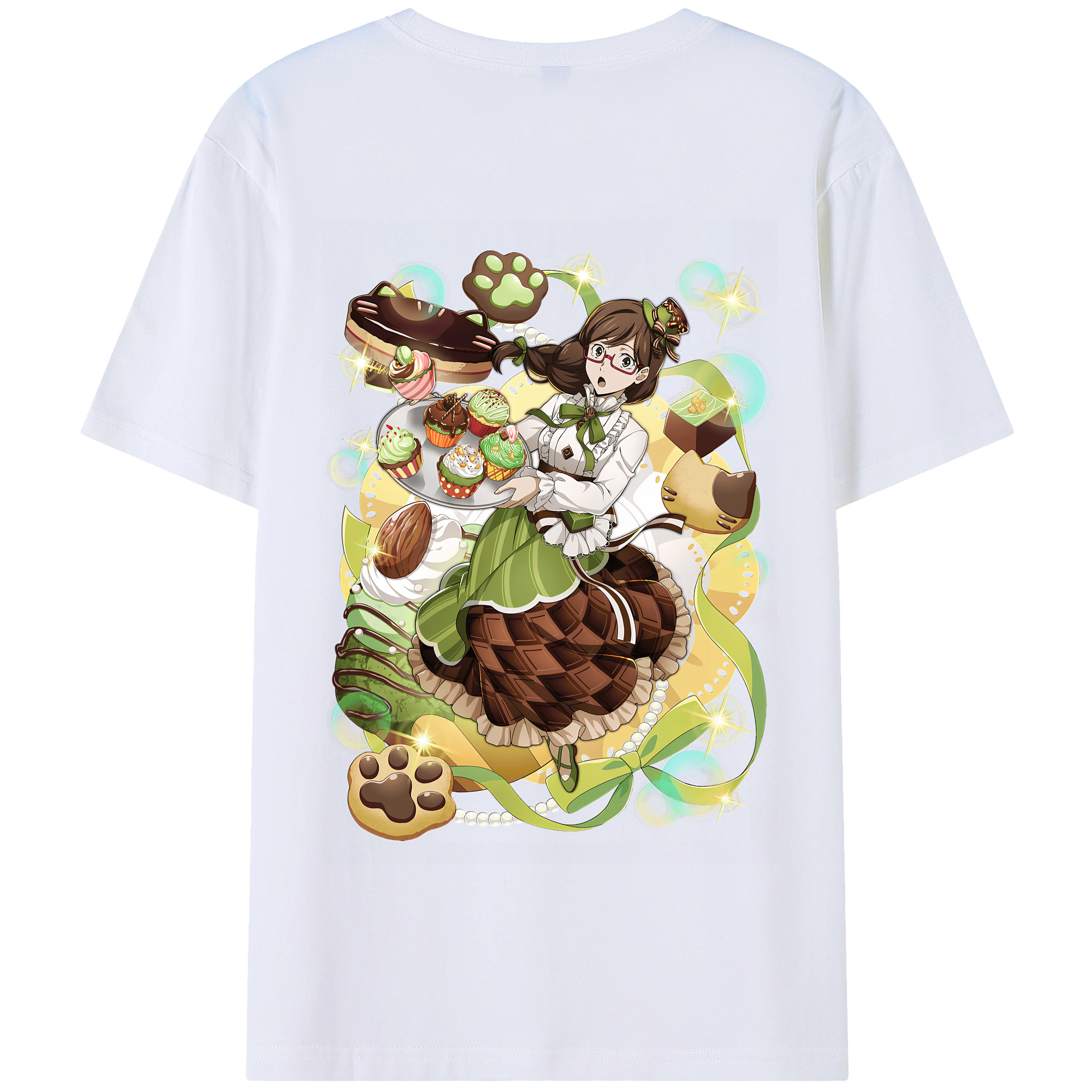 （画像用） 文豪ストレイドッグス Bungo Stray Dogs 綿100％半袖Tシャツ（背面プリント）